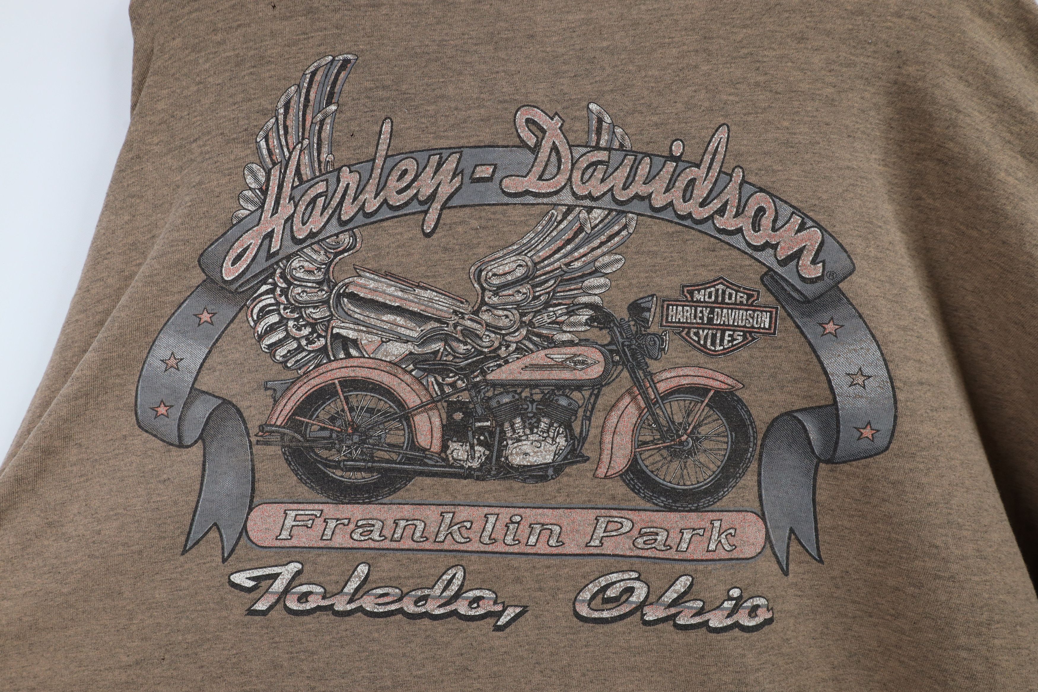 Harley Davidson × Vintage Vintage 90s Harley Davidson Spell Long Sleeve T-Shirt USA Size US XXL / EU 58 / 5 - 11 Thumbnail