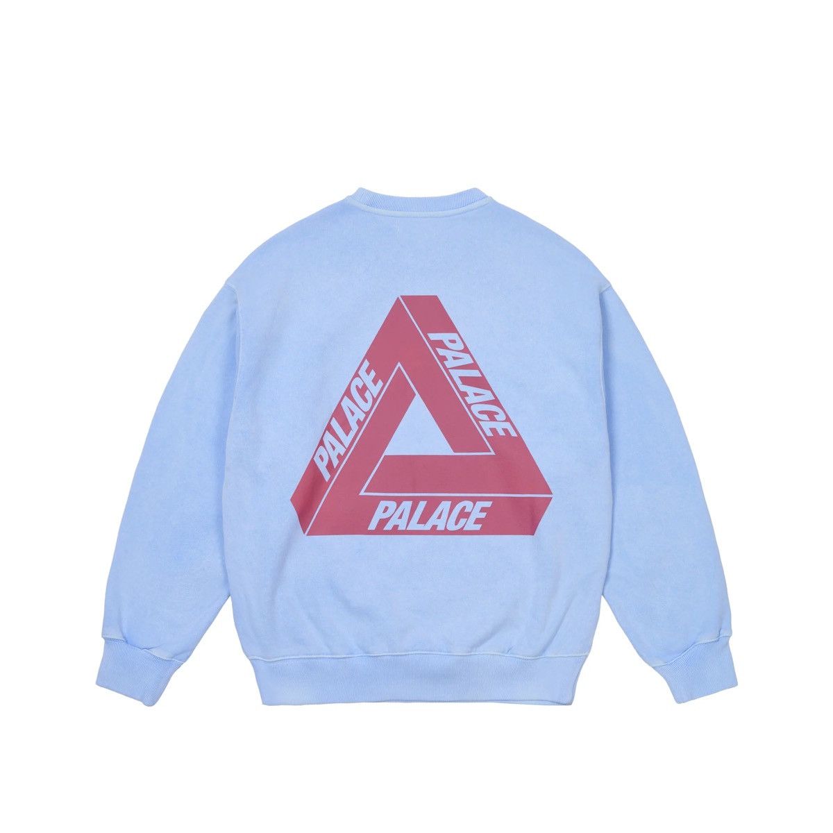 Palace Palace Reacto Tri Ferg Crewneck Sweatshirt Blue Size US M / EU 48-50 / 2 - 3 Thumbnail