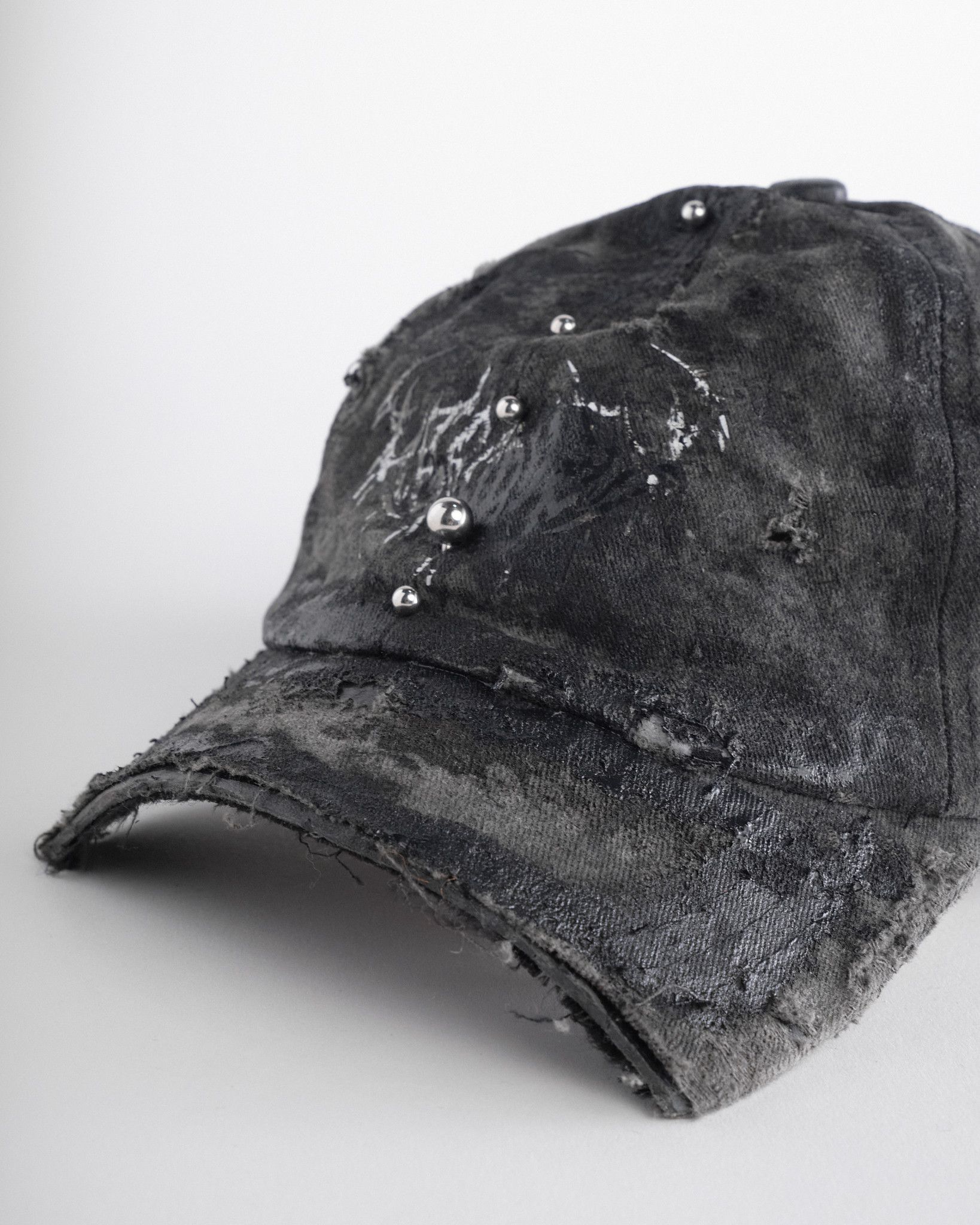 Other ASTROBOI* 'Indie XXX' Black .5 Visor Pierced Hat Size ONE SIZE - 4 Thumbnail