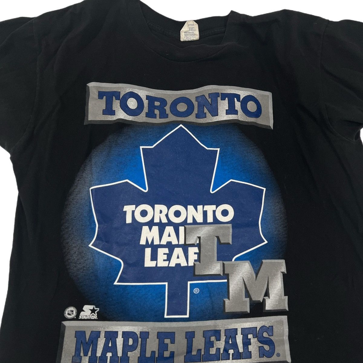 NHL × Starter × Vintage Vintage Starter Toronto Maple Leafs T-Shirt (1994) Size US S / EU 44-46 / 1 - 2 Thumbnail