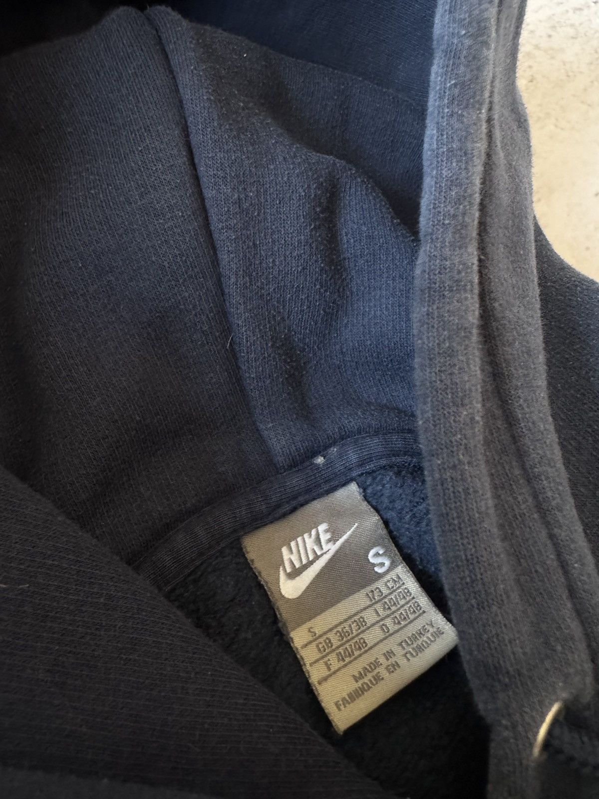 Nike × Vintage NIKE VINTAGE 00s y2k OVERSIZE BAGGY HOODIE CENTER LOGO Size US S / EU 44-46 / 1 - 6 Thumbnail