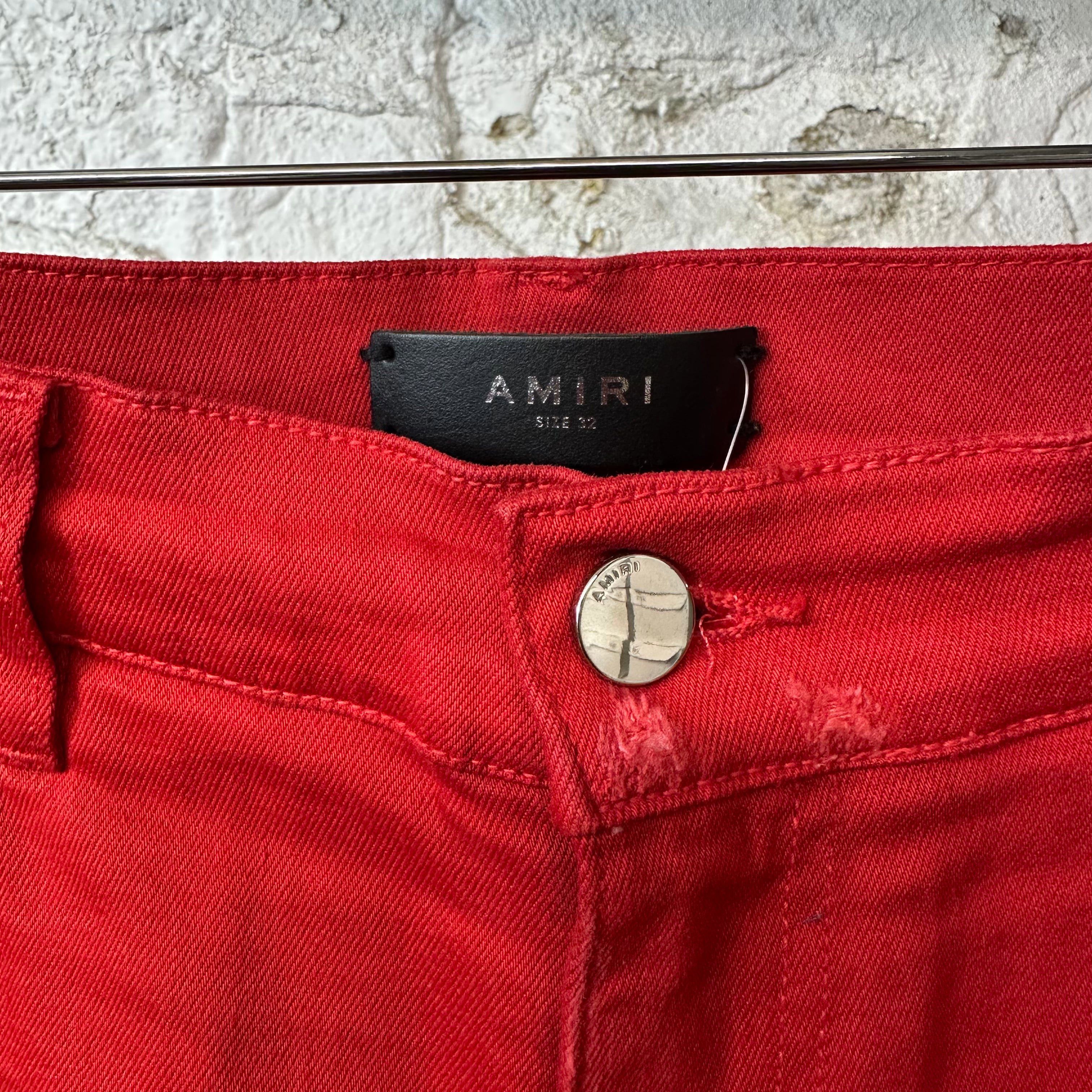 Amiri Amiri Black Stripe Red Jeans Sz 32 Size US 32 / EU 48 - 3 Thumbnail