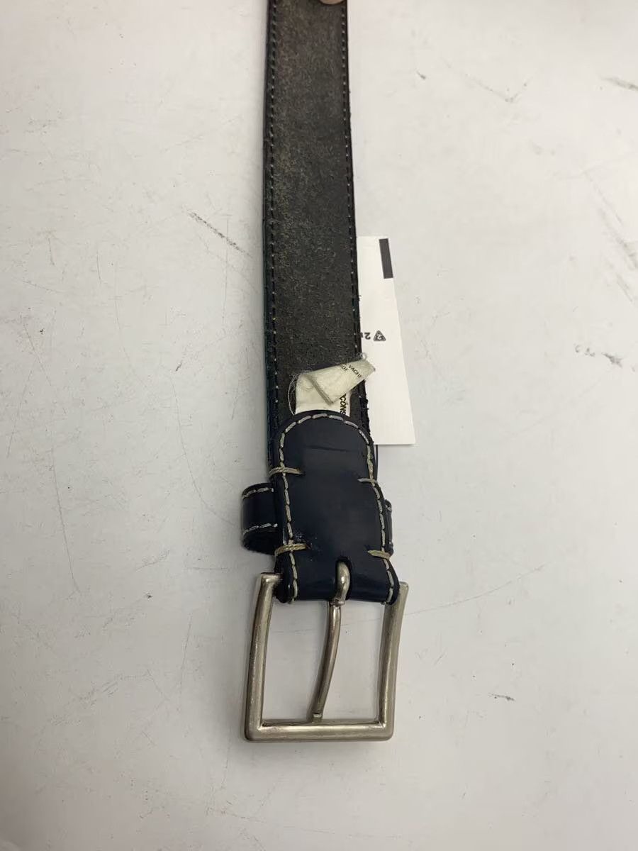 Comme des Garcons × Comme des Garcons Homme Contrast Stitch Leather Belt Size ONE SIZE - 3 Thumbnail