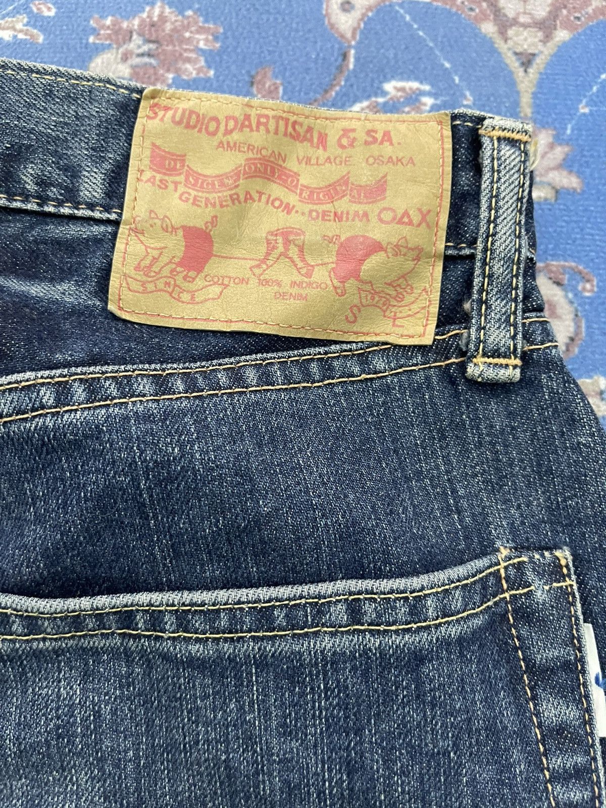 Japanese Brand × Studio D'Artisan VINTAGE STUDIO D’ARTISAN PATCHWORK JEANS Size US 32 / EU 48 - 10 Thumbnail