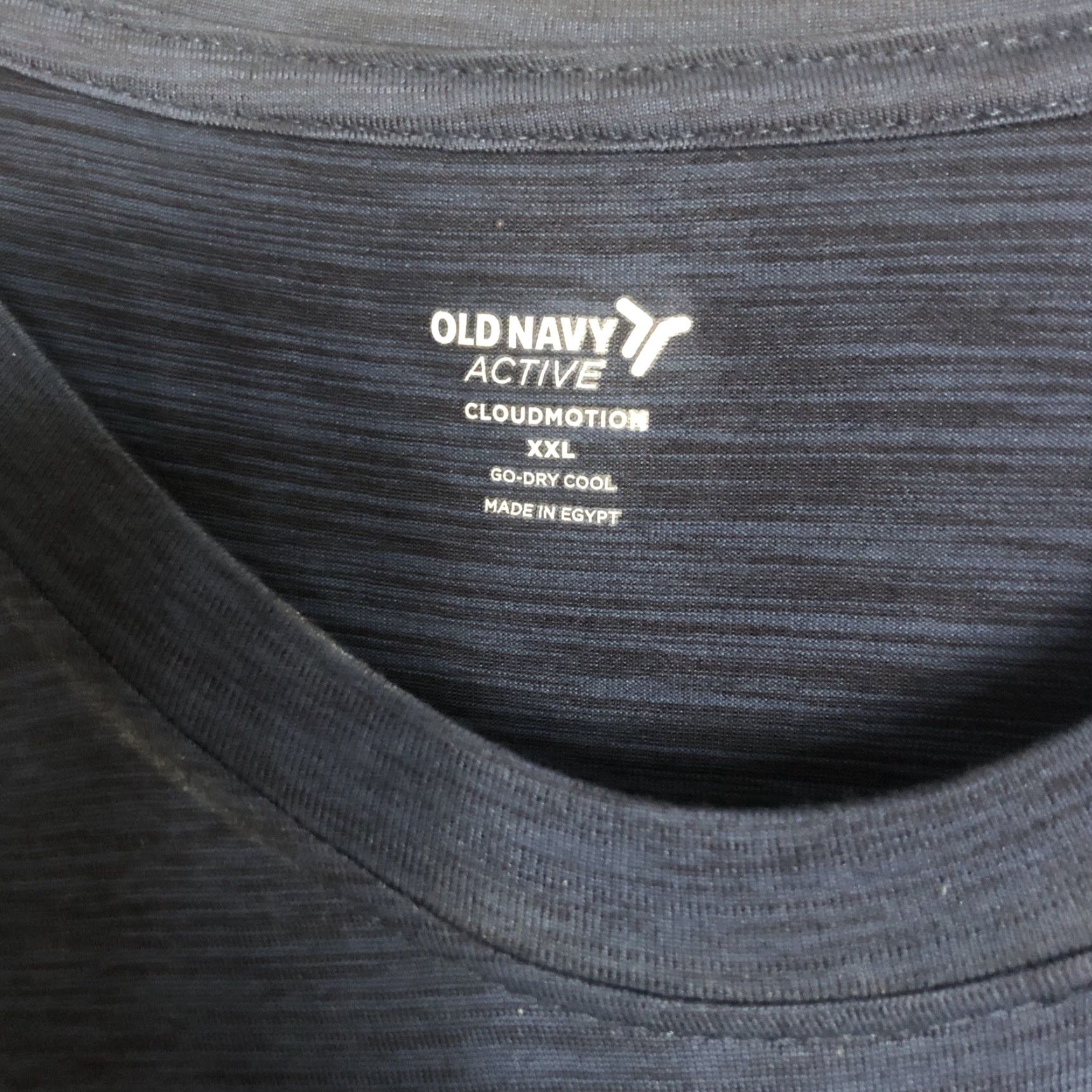 Old Navy Old Navy T-Shirt Mens 2XL Short Sleeve Crew Neck Navy Blue Go Dry Activewear Moisture Wicking Easy Care Lightweight Cross Training Shirt Size US 39 - 3 Thumbnail