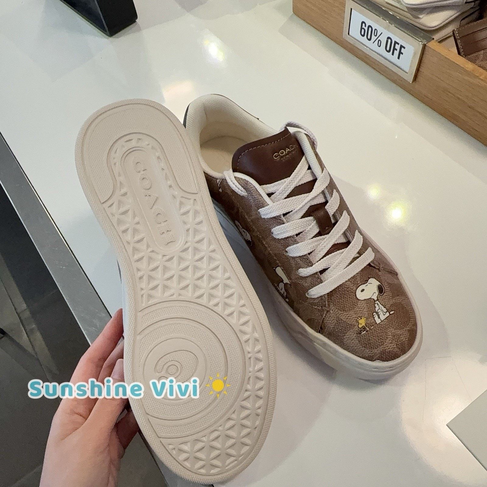 Coach NEW Limited Coach X Peanuts Woman CBZ77 Sneaker Shoes US 7 Size US 7 / IT 37 - 5 Thumbnail