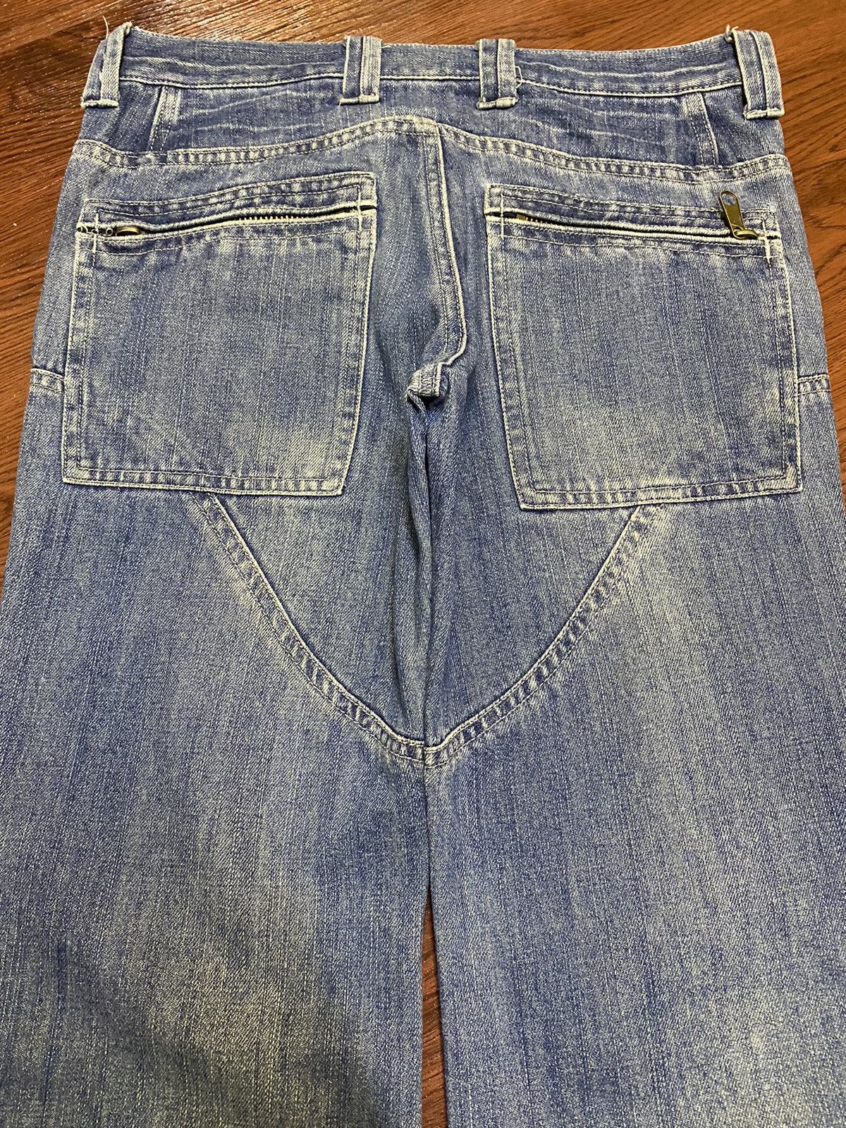 Japanese Brand Vintage Japanese Brand Bush Pants Flare Jeans Size US 31 - 4 Thumbnail