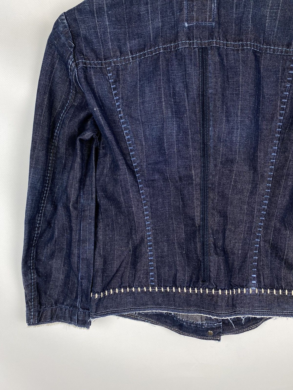 Marithe + Francois Girbaud Marithe Francois Girbaud vintage ladies light denim jacket Size M / US 6-8 / IT 42-44 - 18 Thumbnail