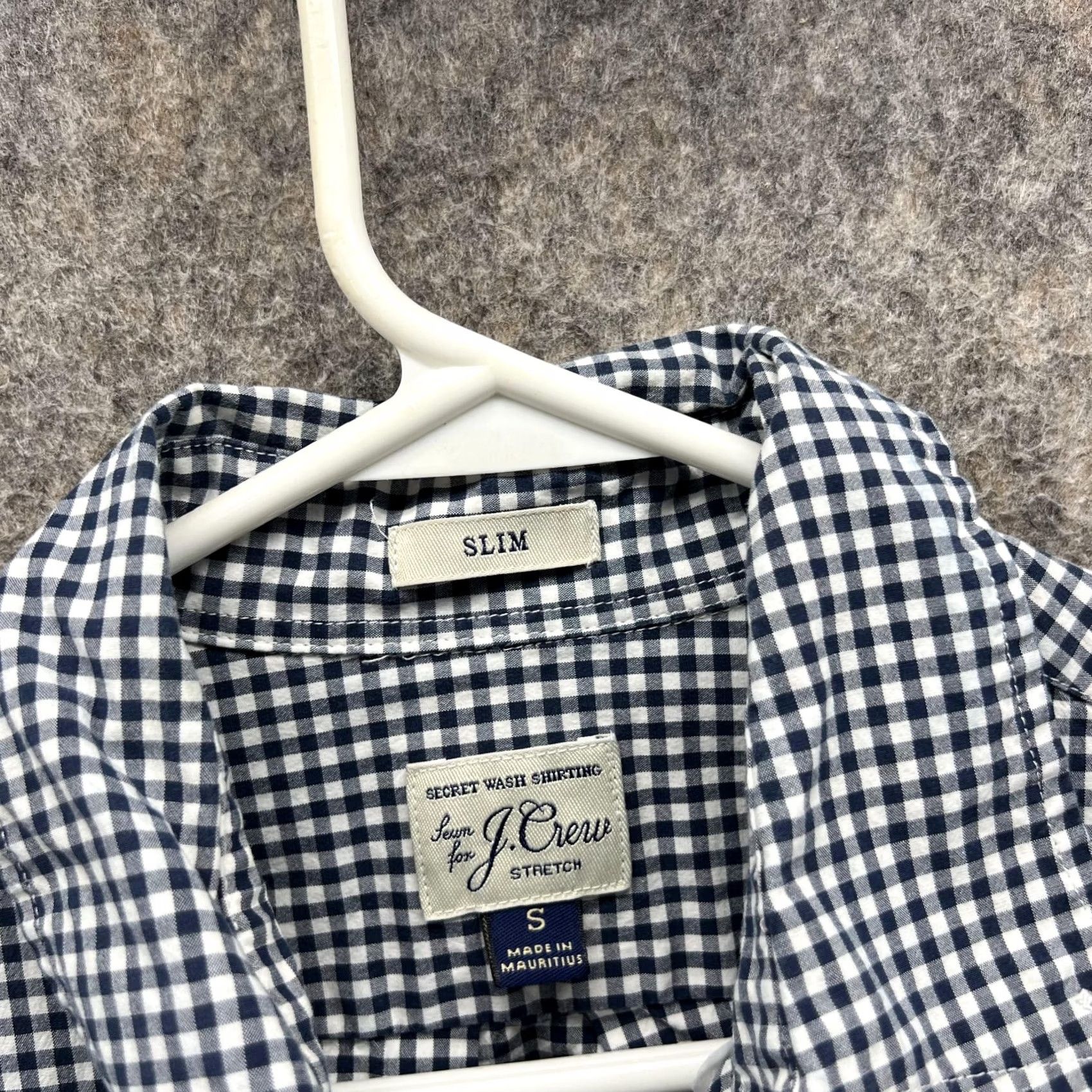 J.Crew VINTAGE J.CREW Shirt Men Small Blue Casual Button Down Preppy Slim Fit Gingham VTG Shirt Mens Size US S / EU 44-46 / 1 - 5 Thumbnail
