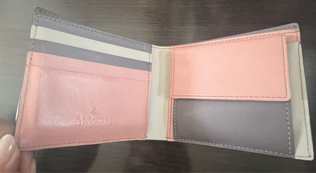 Vivienne Westwood Contrast Stitch Orb Leather Wallet Size ONE SIZE - 3 Thumbnail