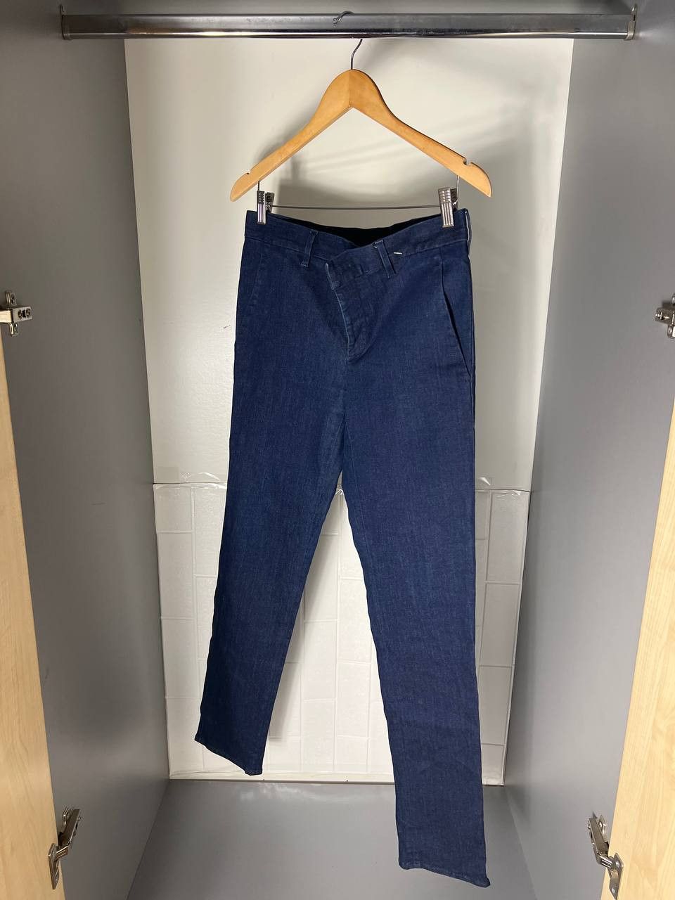 Prada VINTAGE PRADA DENIM SKINNY JEANS ITALIAN DESIGNER CASUAL Size US 32 / EU 48 - 4 Thumbnail