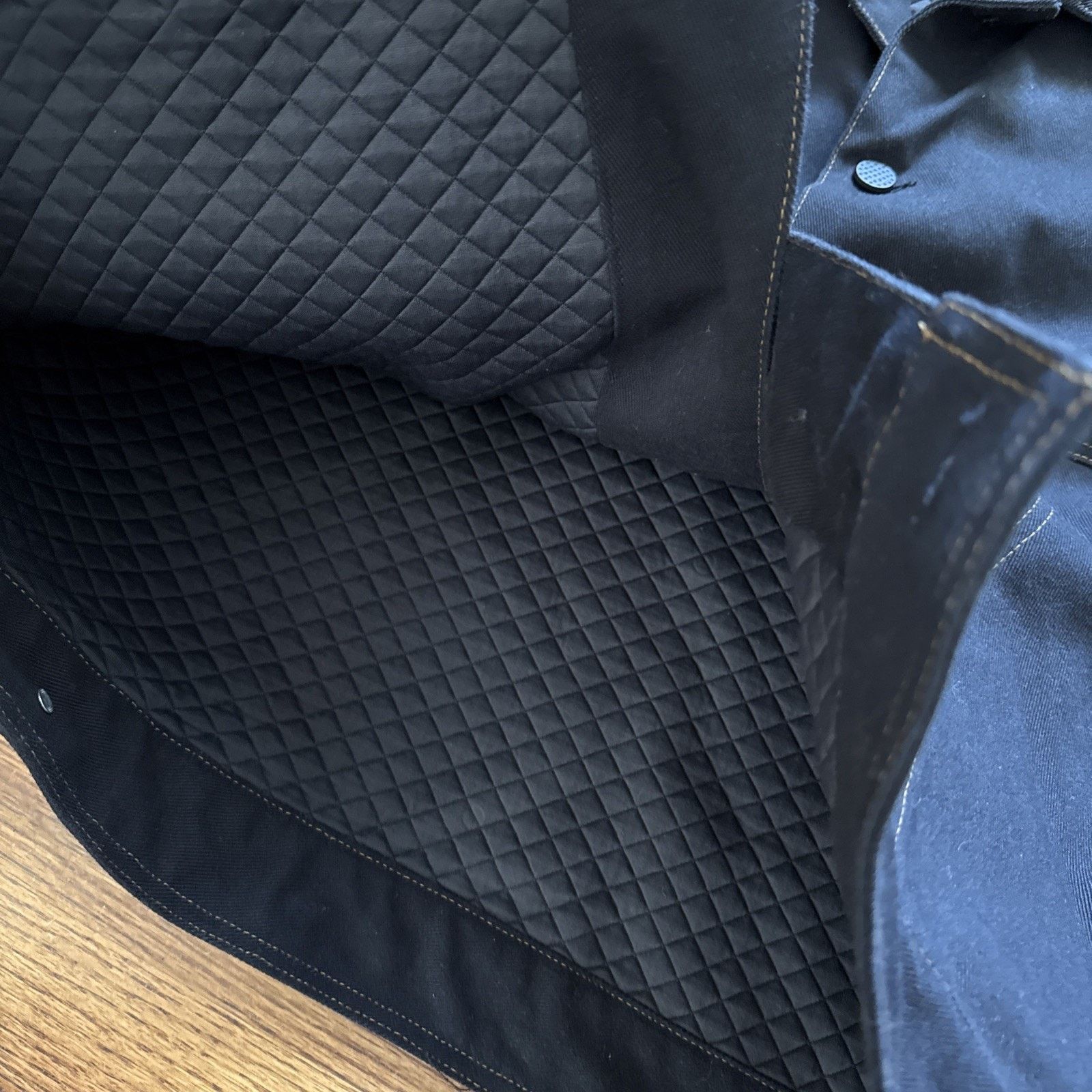 Other Kwame adusei KARD DENIM JACKET - ONE SIZE / BLACK Size US L / EU 52-54 / 3 - 6 Thumbnail