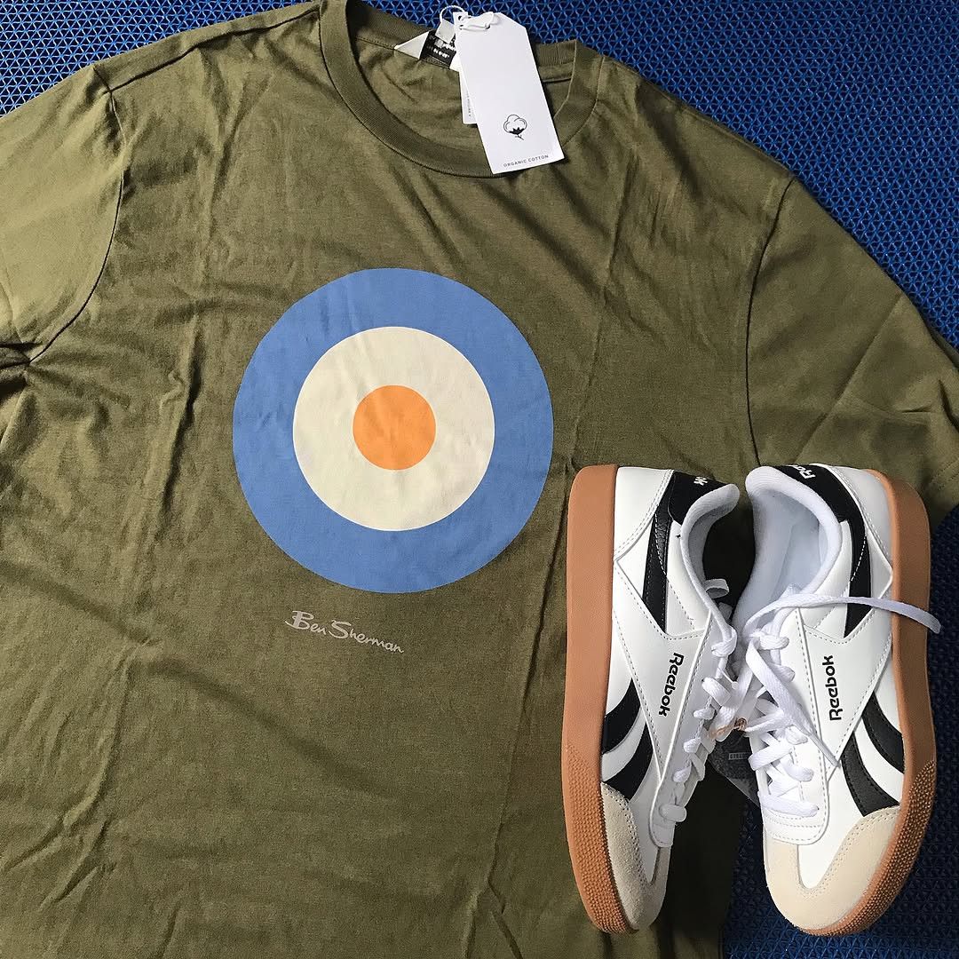 Ben Sherman × Other UK Ben Sherman Signature Mod Target T-shirt in Camouflage Green Size US L / EU 52-54 / 3 - 8 Thumbnail