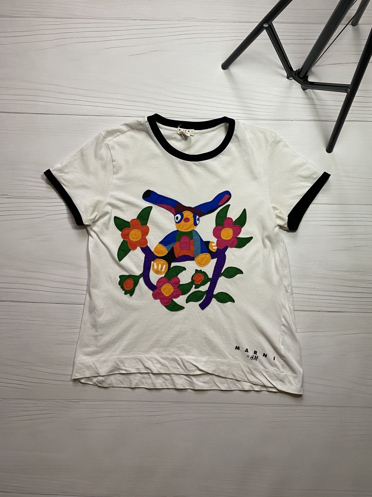 Marni Rare Marni x H&M Cartoon cotton print t shirt Size M / US 6-8 / IT 42-44 - 1 Thumbnail