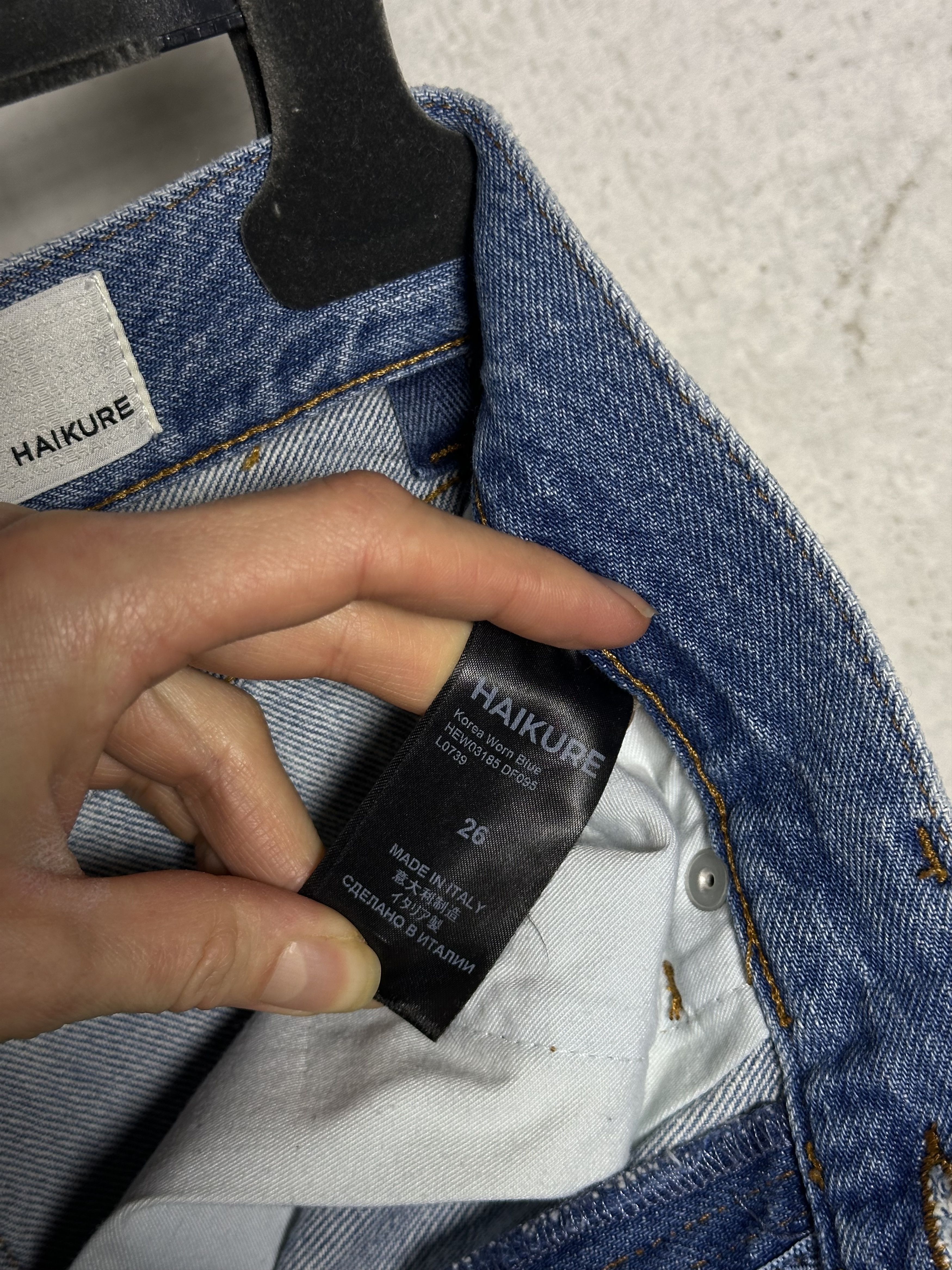 Haikure Haikure Worn Blue Straight Jeans Size 26" / US 2 / IT 38 - 12 Thumbnail