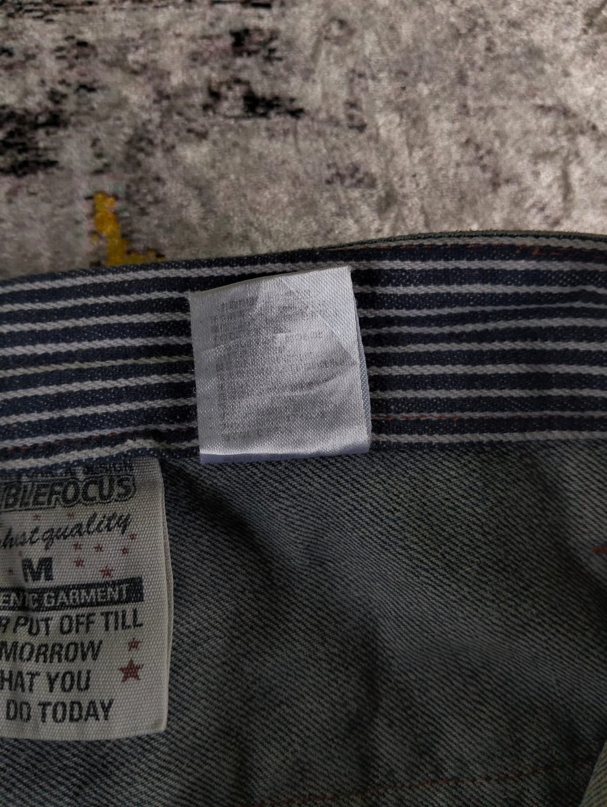 Japanese Brand double focus double waist Jeans Size US 31 - 8 Thumbnail