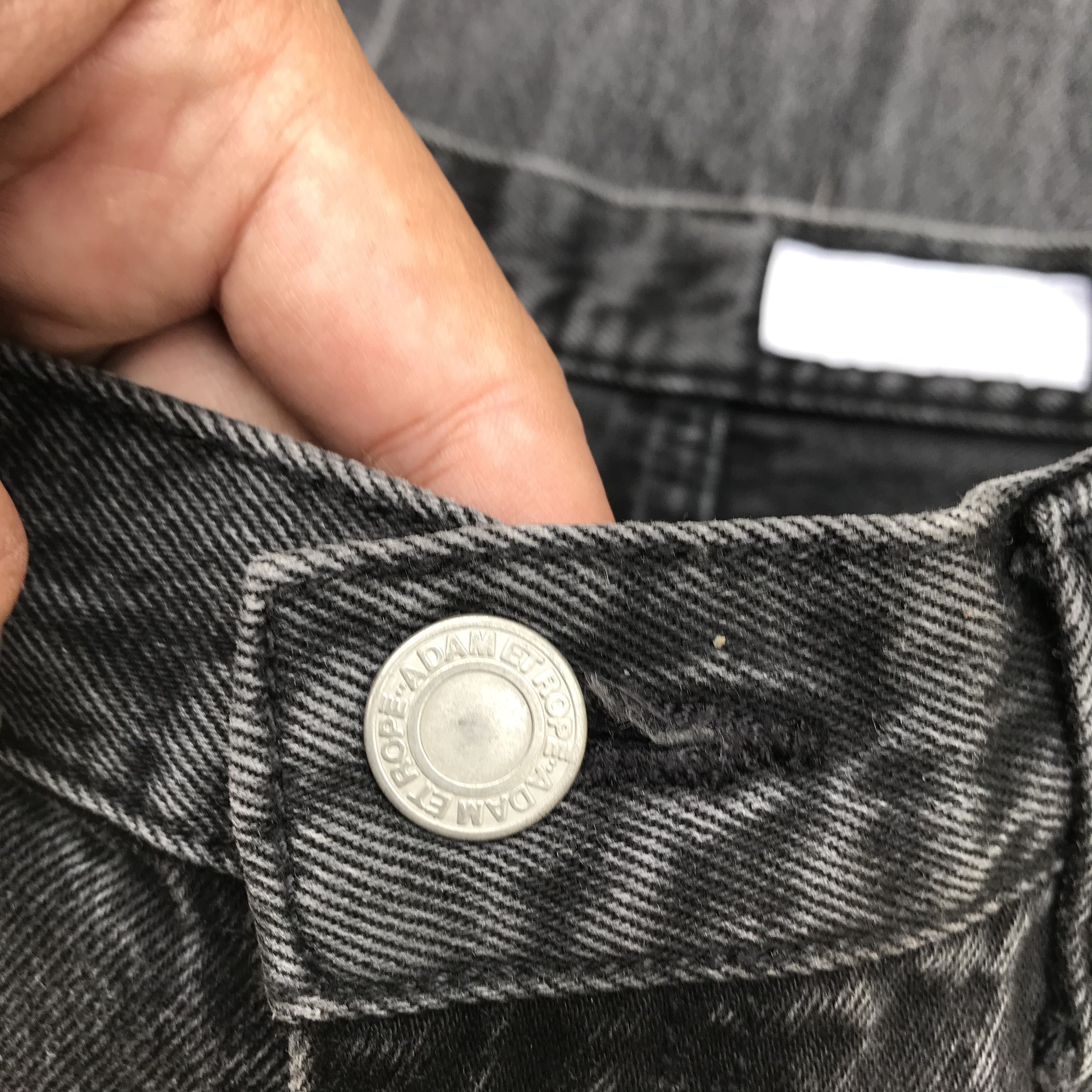 ADAM ET ROPE Adam Et Rope Straight Black Acid wash Jeans pants size 34 Size US 34 / EU 50 - 4 Thumbnail