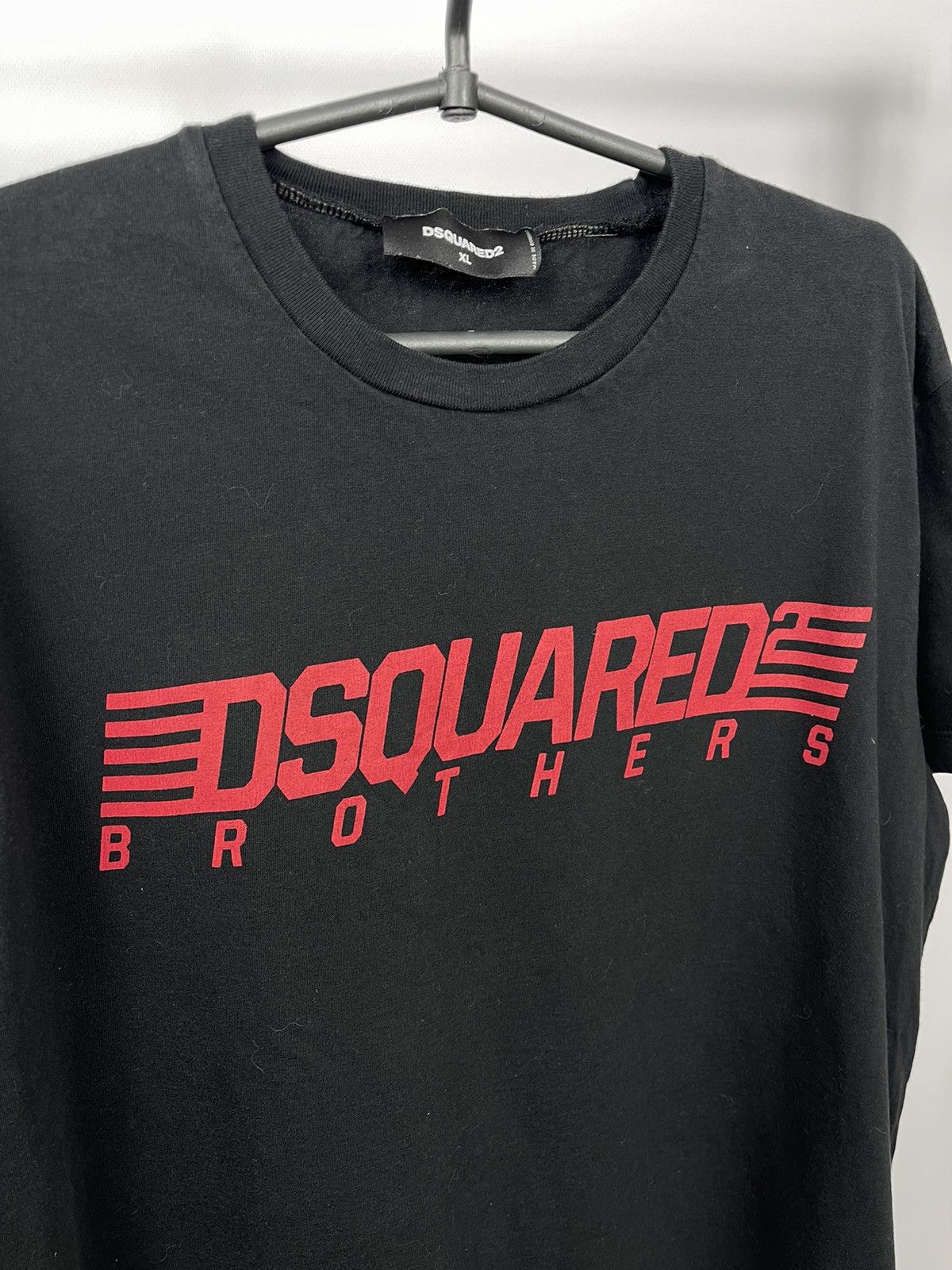 Dsquared2 Dsquared2 T-Shirt Size XL Black Central Logo Made in Romani Size US XL / EU 56 / 4 - 3 Thumbnail