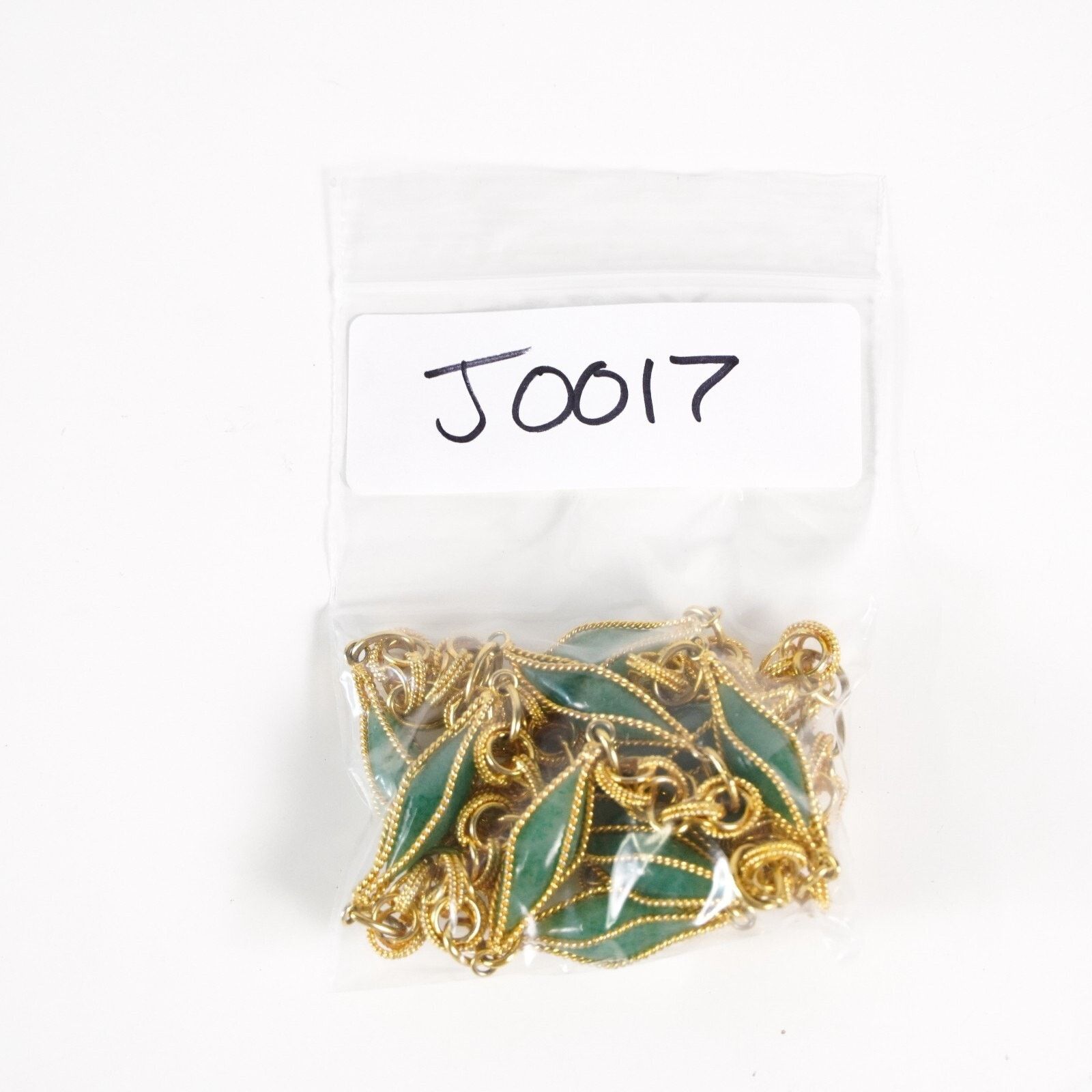 Other Vintage Gold & Green Stone Beaded Chain Necklace Jewelry Size ONE SIZE - 7 Thumbnail