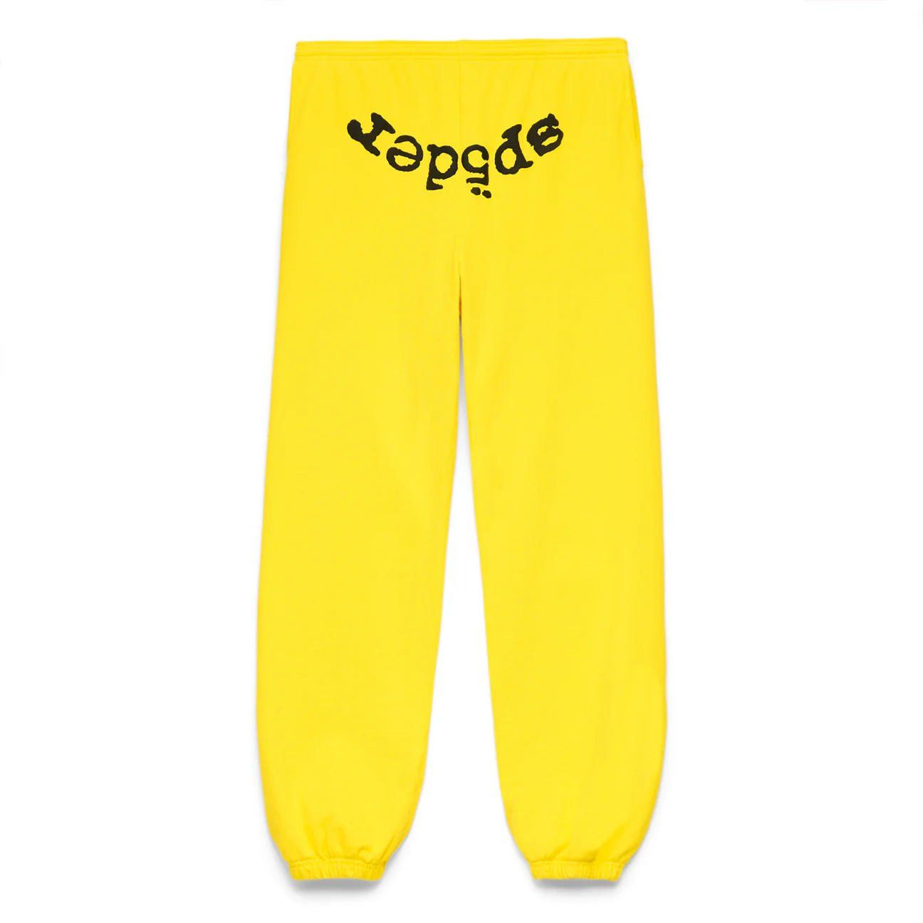 image of Spider Worldwide Sp5Der Legacy Web Sweatpants Yellow - Size Small, Men's