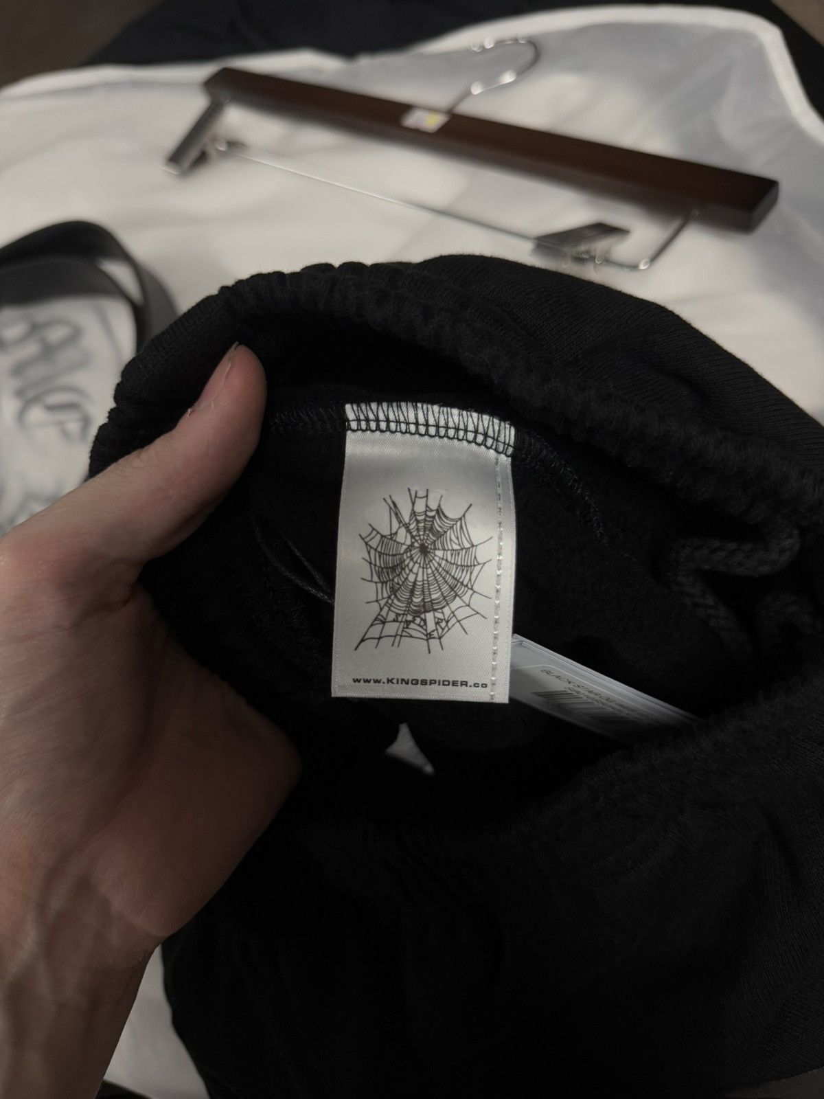 Sp5der Sp5der Worldwide Black Sweatpants (2025) Size Medium (NEW) Size US 31 - 6 Thumbnail
