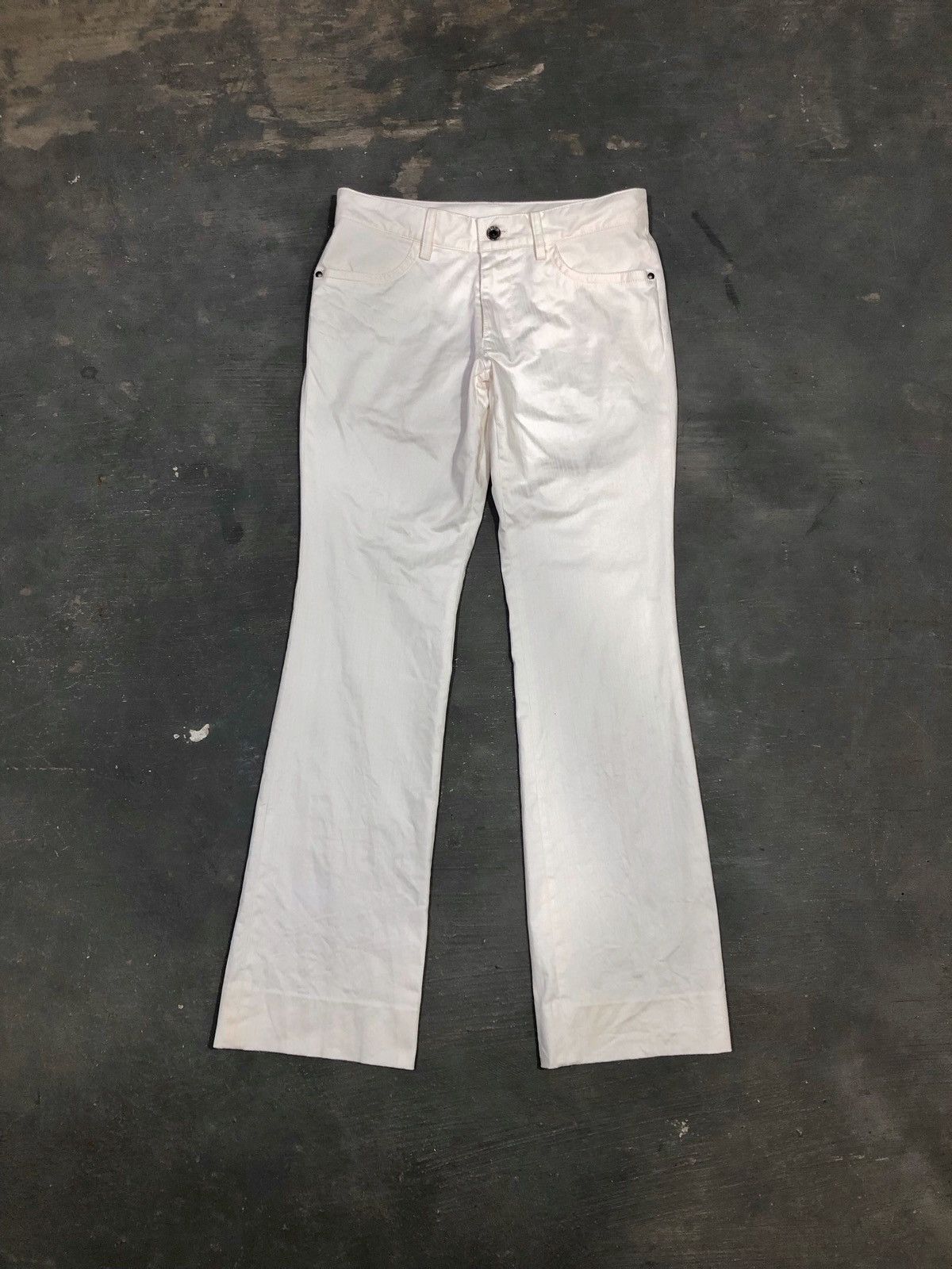 Image of 5351 Pour Les Hommes Stripe Pants in White, Men's (Size 30)