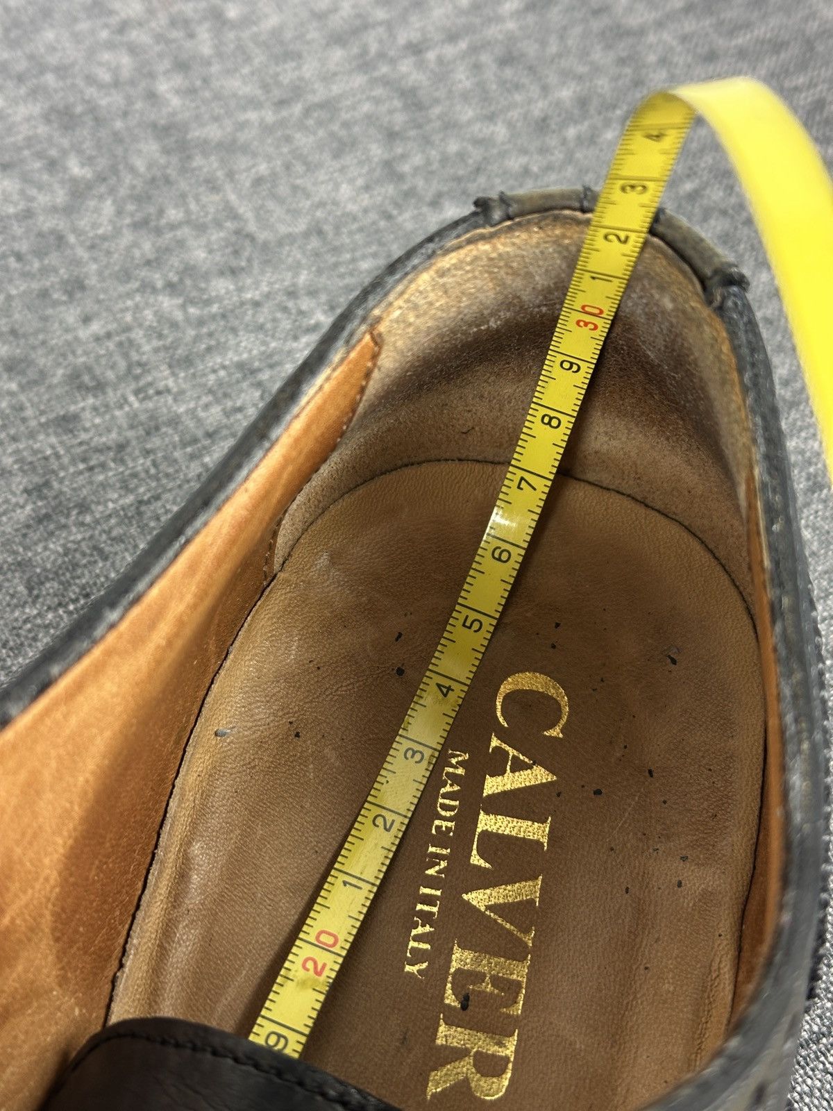 Other Vintage Calver Men’s Leather Wingtip Broque Oxford Shoes Size US 8.5 / EU 41-42 - 16 Thumbnail