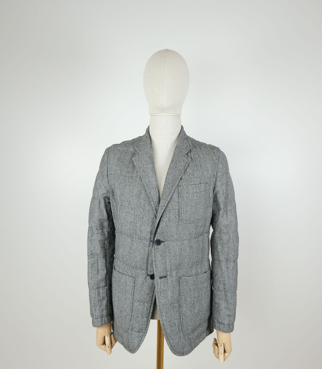 image of Lardini, Grey Down Jacket, Size S, Slim Rrp 850 E, Men's