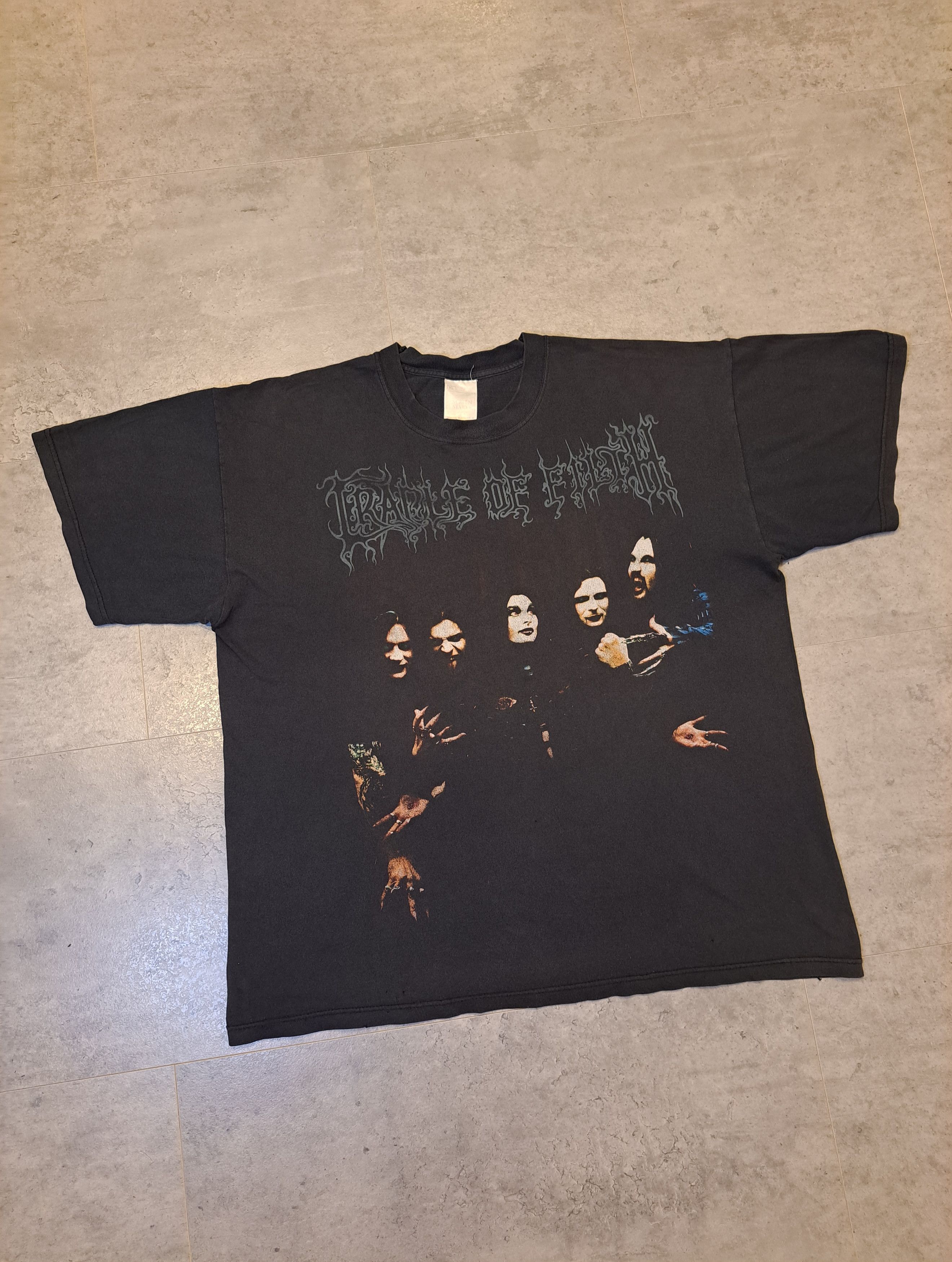 image of Vintage Cradle Of Filth Death No Strings Attached T-Shirt in Black, Men's (Size XL)