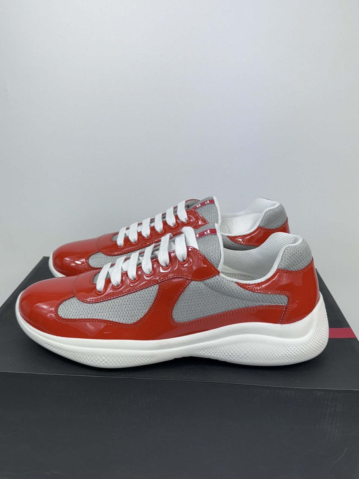Prada PATENT FINISH SNEAKERS Size US 10 / EU 43 - 2 Thumbnail