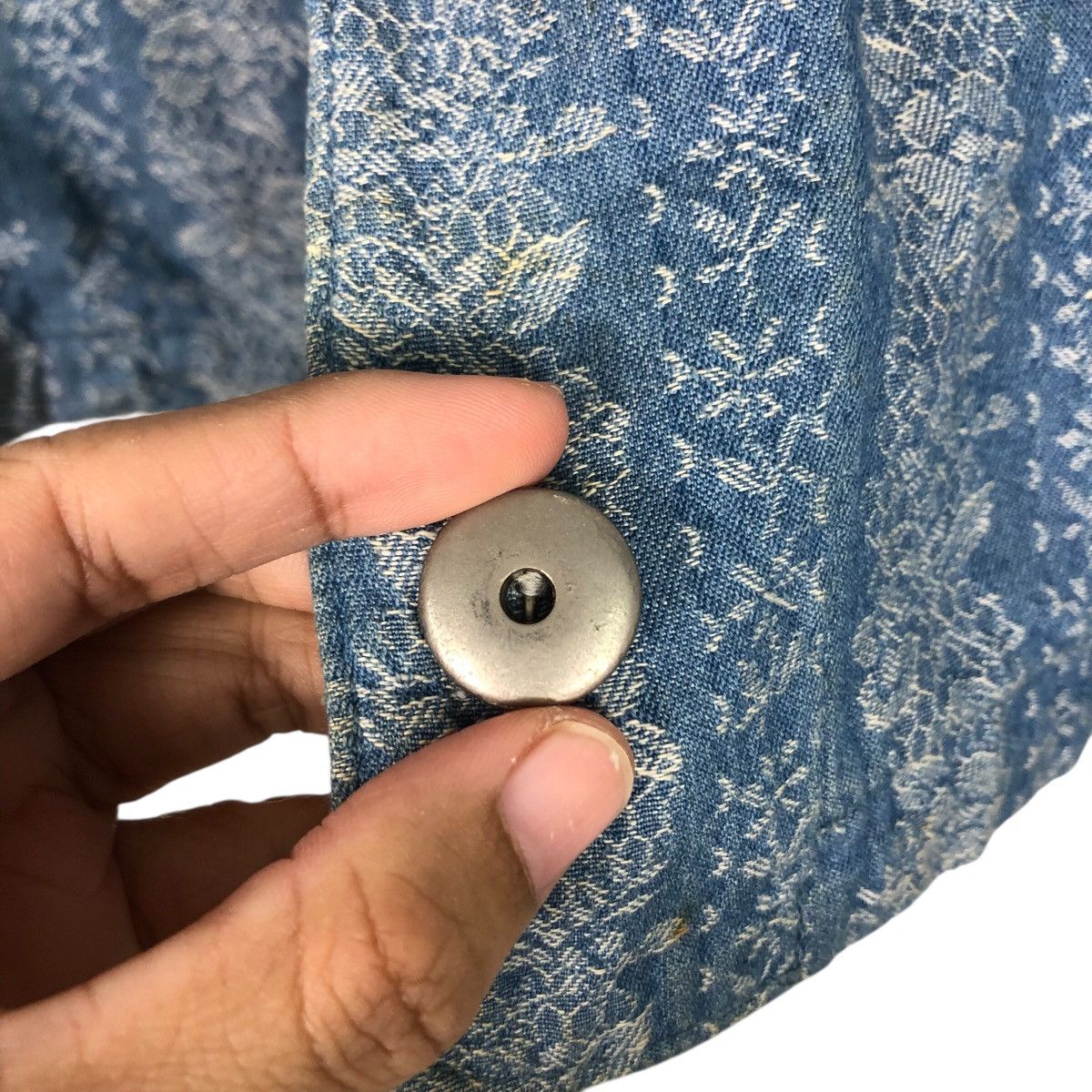 Vintage 📌Rich Blue Vintage Cropped Jacket Simple Life Issey Miyake Size M / US 6-8 / IT 42-44 - 17 Thumbnail