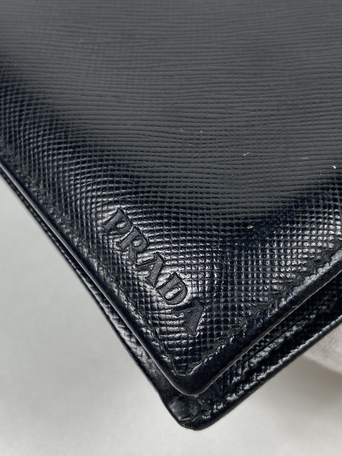 Prada Prada Saffiano Leather Bifold Wallet Size ONE SIZE - 2 Thumbnail