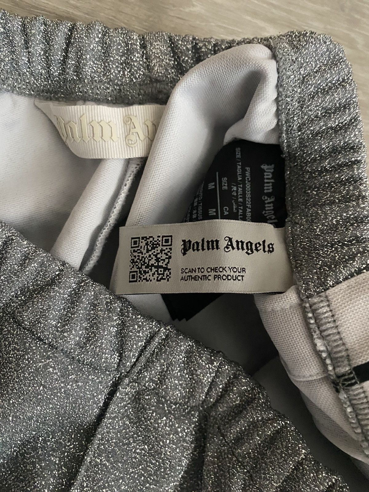 Palm Angels Palm angels glittered track pants unisex Size US 32 / EU 48 - 5 Thumbnail
