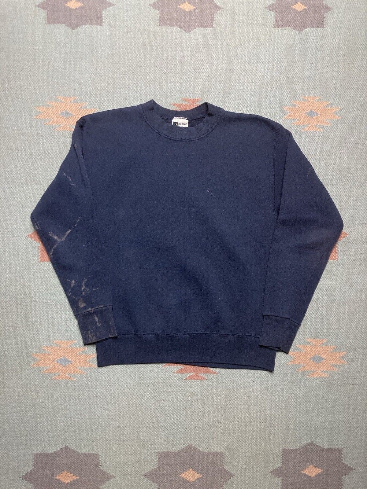 Vintage VTG 80s sweatshirt pro spirit blank paint distressed medium Size US M / EU 48-50 / 2 - 1 Thumbnail
