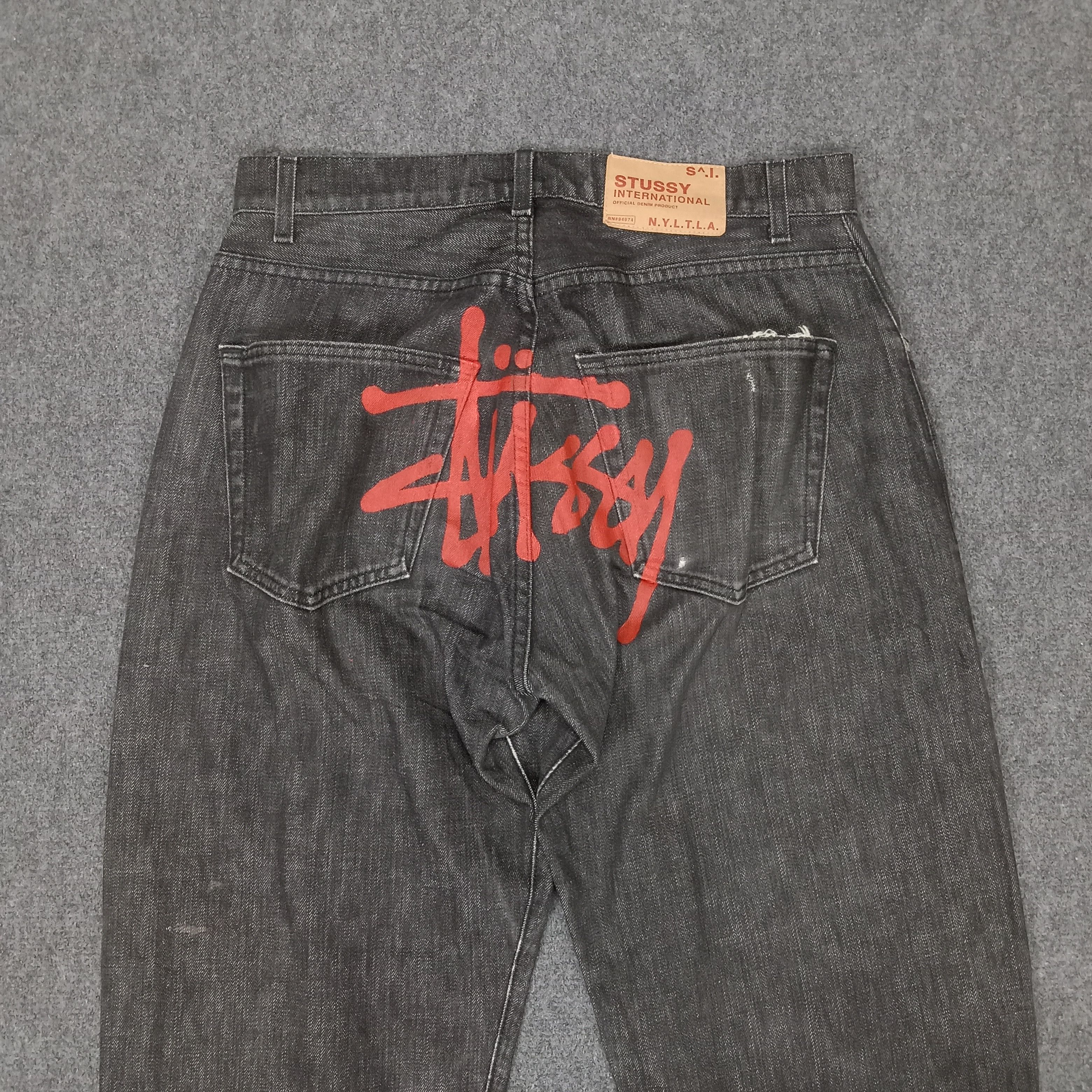 Stussy Stussy American Streetwear Style Baggy Denim Jeans Size US 32 / EU 48 - 2 Thumbnail