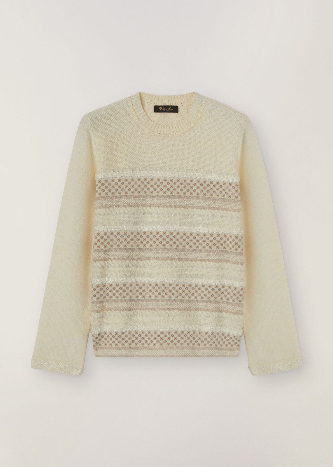 Loro Piana o1srvl11e0125 Kingham Patch Sweater in Multicolor Size M / US 6-8 / IT 42-44 - 1 Thumbnail