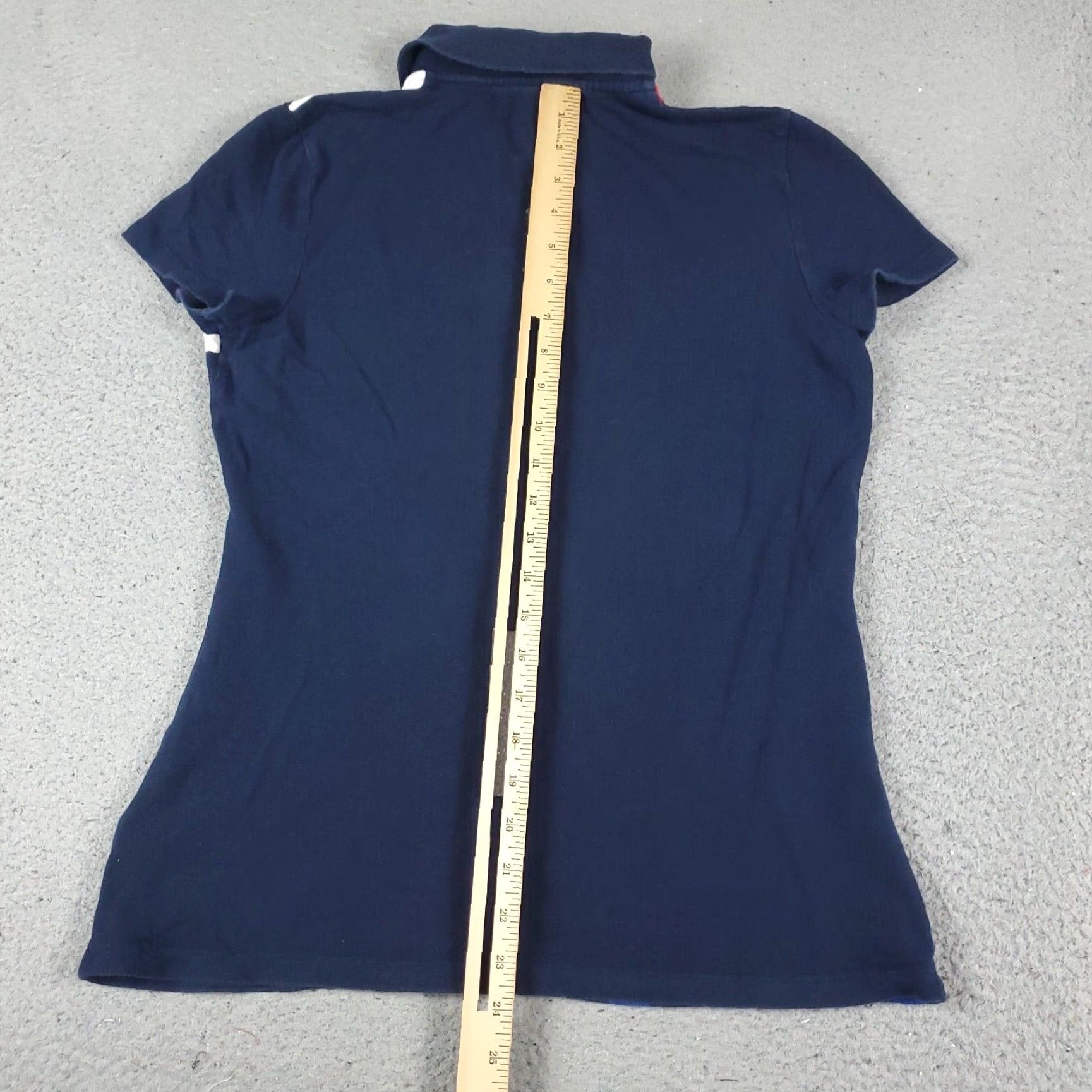 Tommy Hilfiger Tommy Hilfiger Polo Shirt Womens Medium Blue Short Sleeve Casual Classic Preppy Size M / US 6-8 / IT 42-44 - 4 Thumbnail