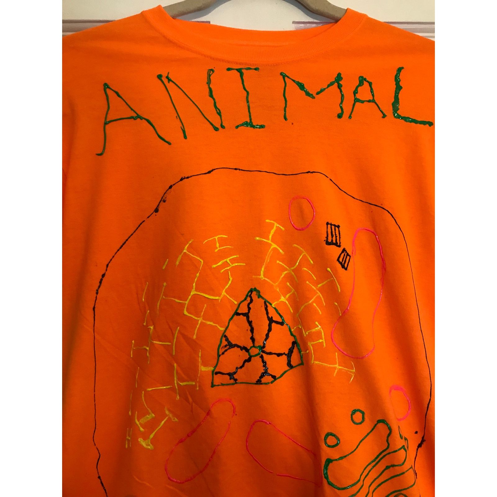 Gildan GILDAN DRYBLEND T-Shirt Men's M Orange Short Sleeve Size US M / EU 48-50 / 2 - 2 Thumbnail