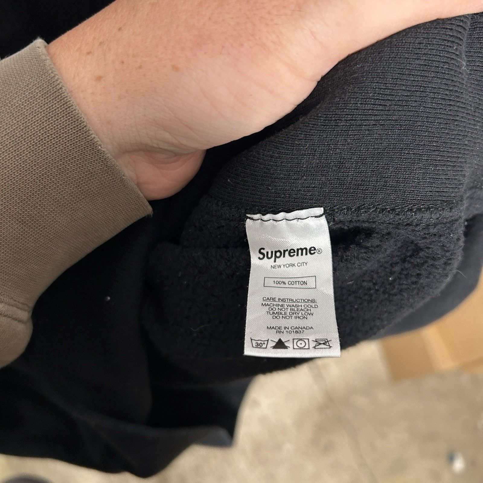 Supreme Supreme Portrait Hooded Sweatshirt Hoodie “Black” FW20 Size US L / EU 52-54 / 3 - 9 Thumbnail