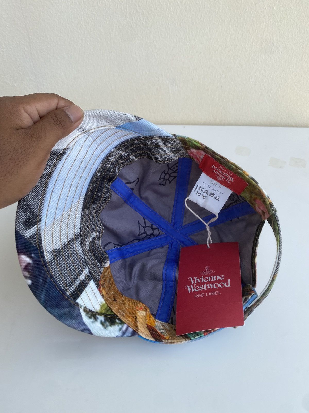 Vivienne Westwood Rare Vivienne Westwood Crazy Design All Over Print Hat Size ONE SIZE - 13 Thumbnail