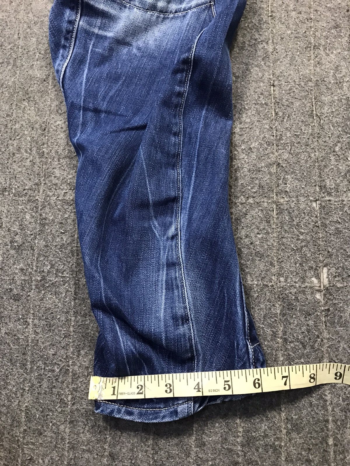G-Star G Star Raw 3 Denim Biker Design Indigo Low Rise Straight Cut Size US 29 - 13 Thumbnail