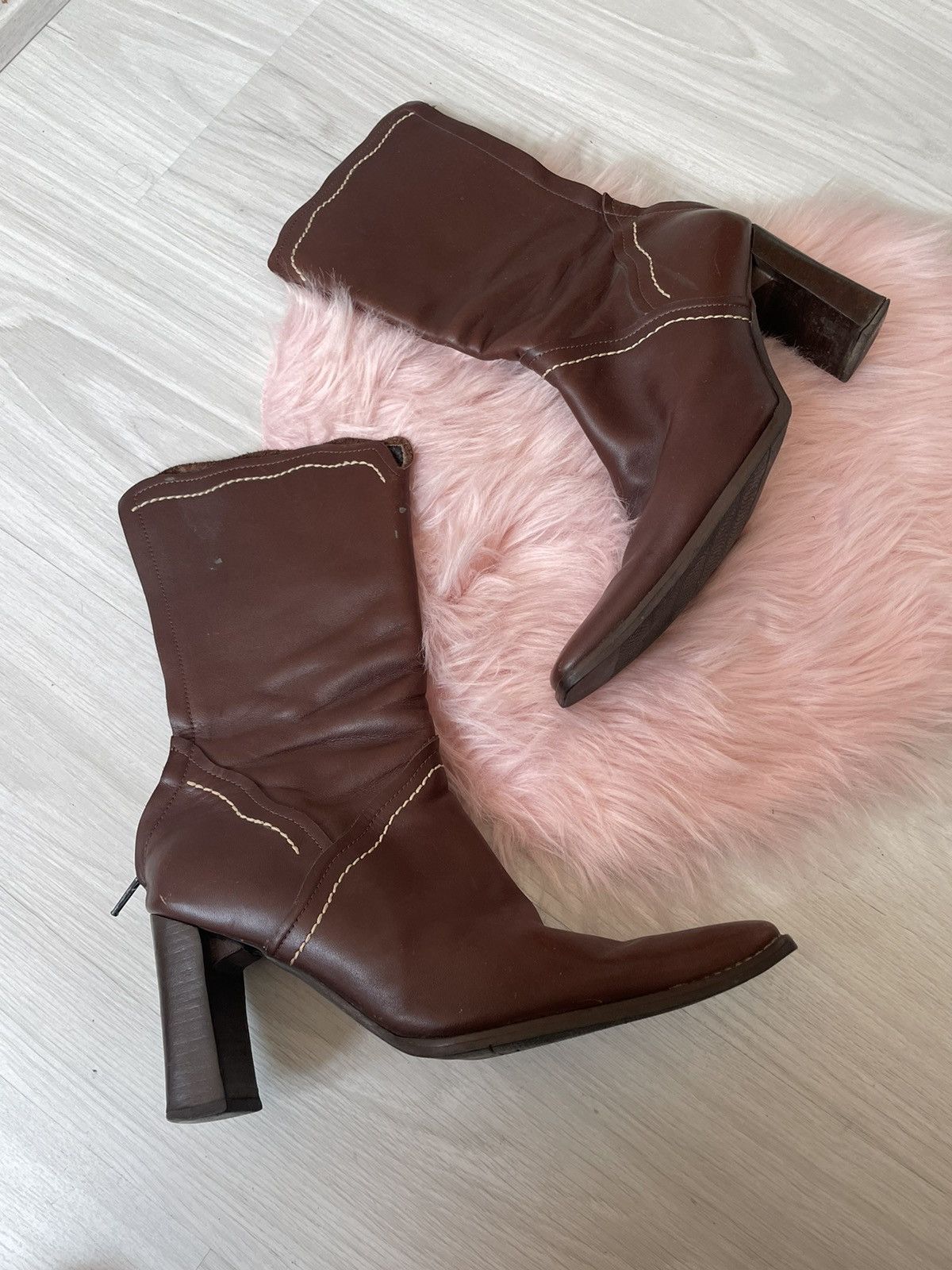 Vintage Vintage leather boots Size US 6.5 / IT 36.5 - 11 Thumbnail