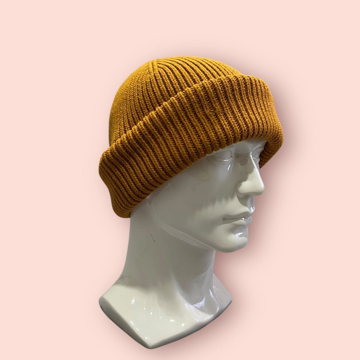 Beams Plus × Japanese Brand × Vintage VINTAGE BEAMS KNITTED CUFFS BEANIE Size ONE SIZE - 1 Thumbnail