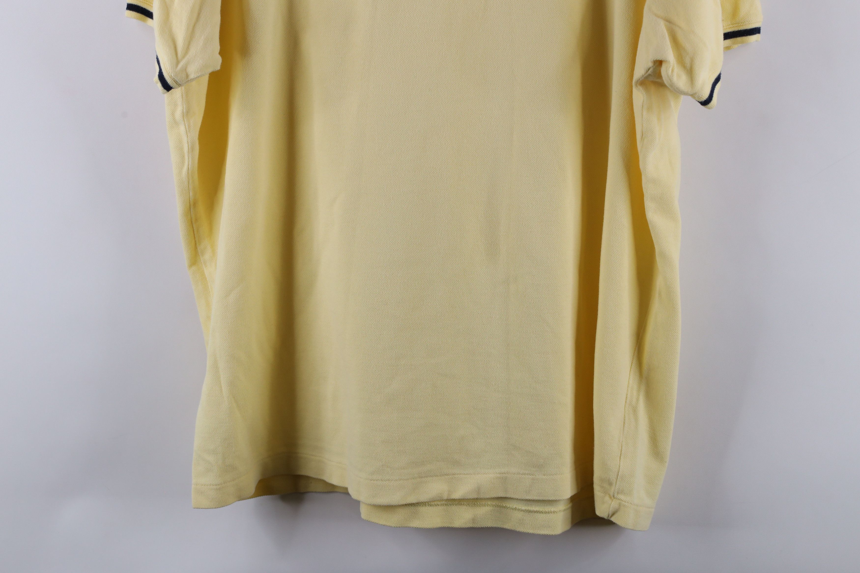Ralph Lauren × Vintage Vintage 90s Ralph Lauren Ringer V-Neck T-Shirt Yellow Size US L / EU 52-54 / 3 - 8 Thumbnail
