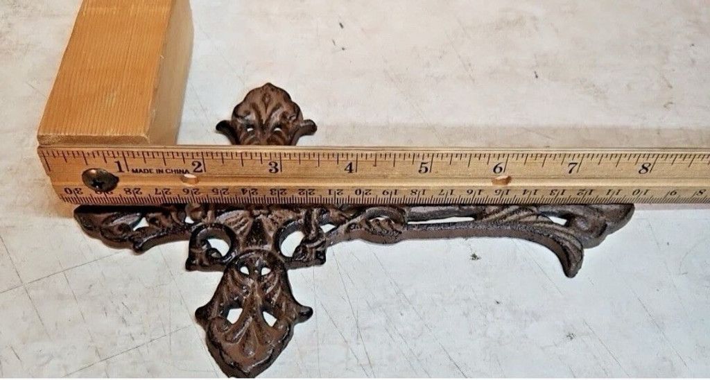 Vintage Vintage Cast Iron Gothic Aged Metal Cross Celtic Medieval Re Size ONE SIZE - 2 Thumbnail