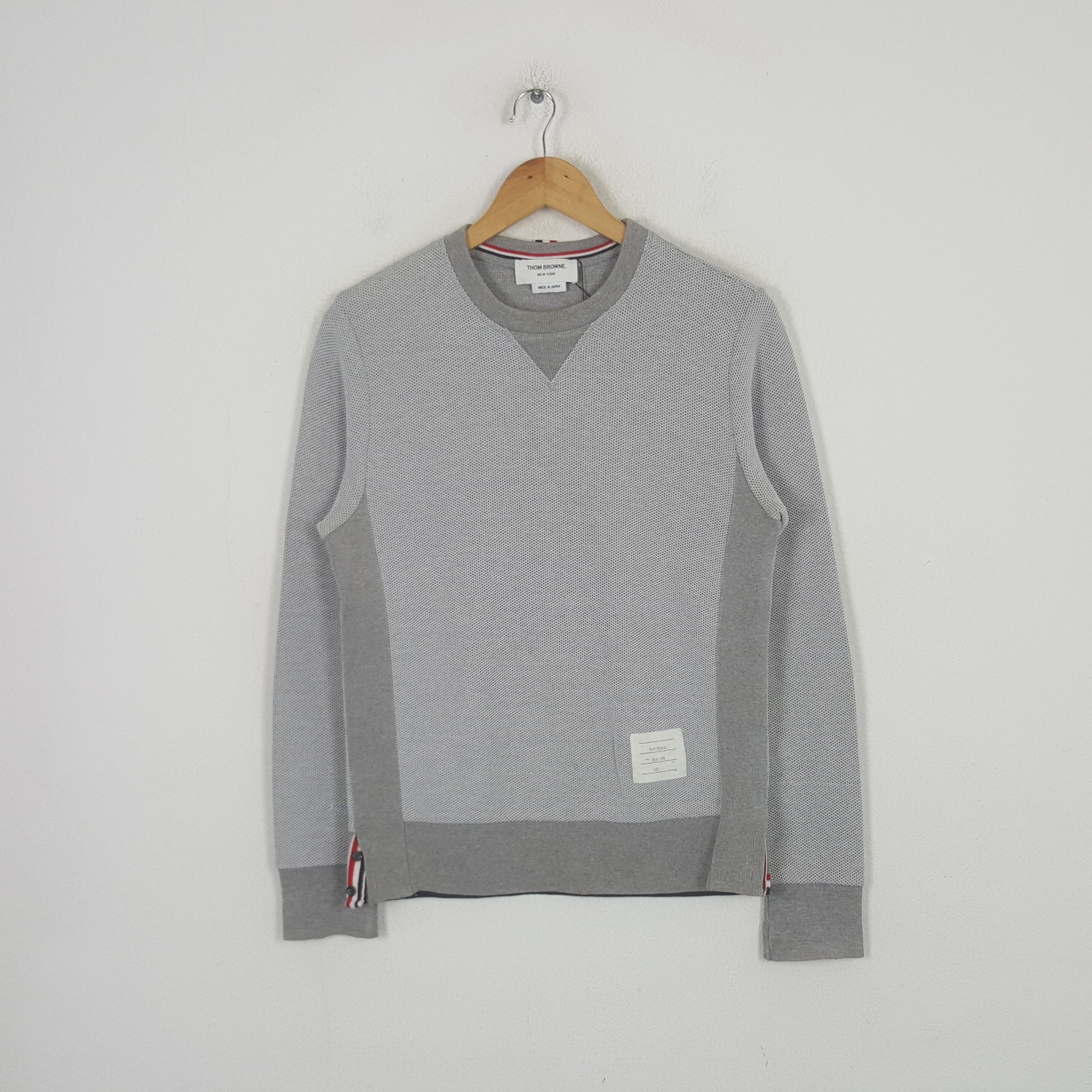 Thom Browne Vintage Thom Browne Designer Brand Sweatshirt RR28 Size US XS / EU 42 / 0 - 1 Thumbnail