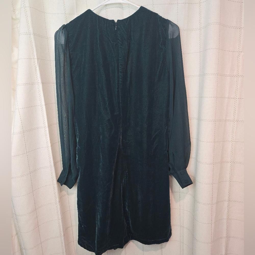 J.Crew J Crew Velvet Mini Dress Size XXS / US 00 / IT 34 - 8 Thumbnail