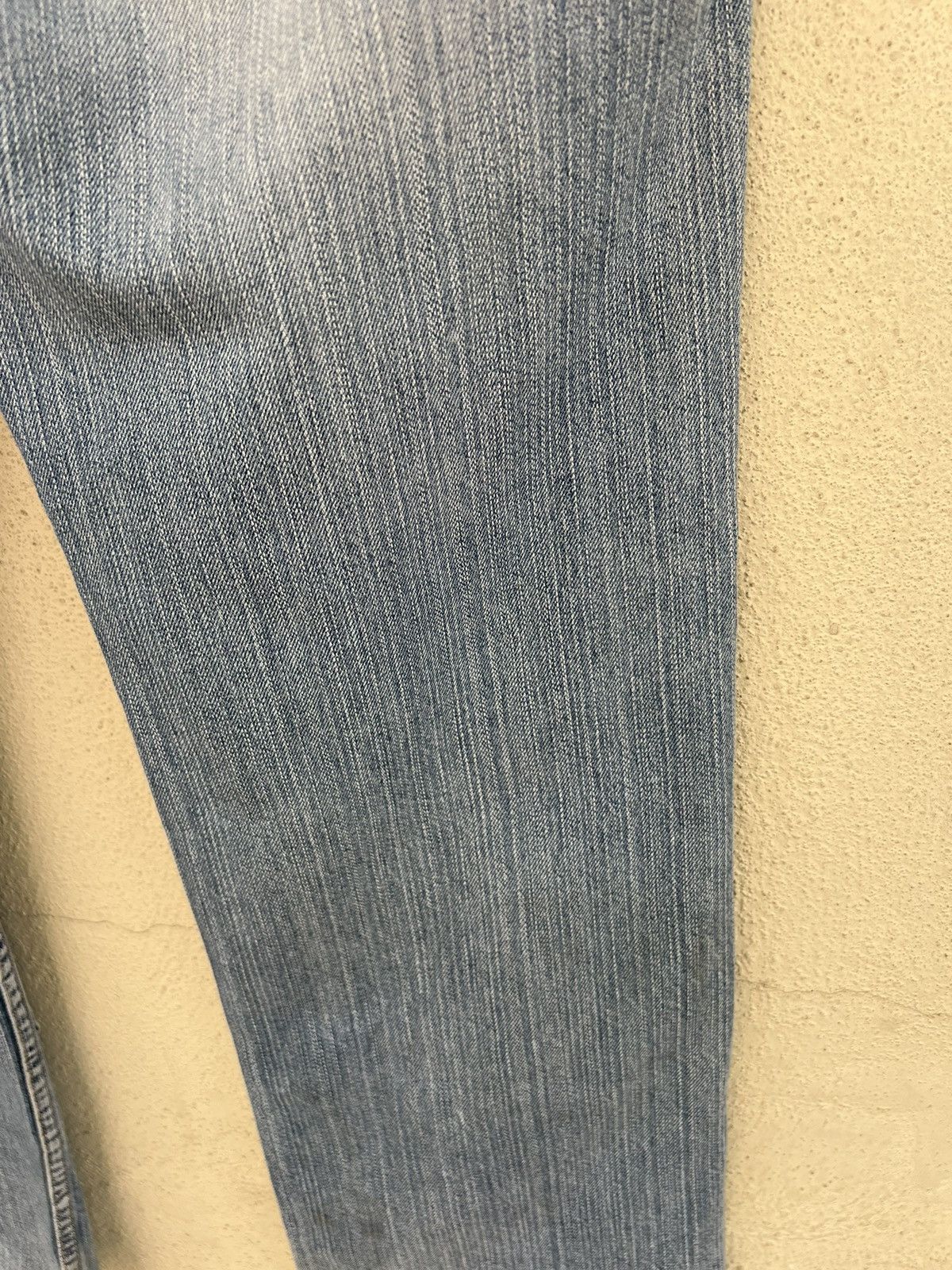 Evisu Vintage Evisu Distressed Fade Denim Double Knee Jeans Size US 31 - 21 Thumbnail