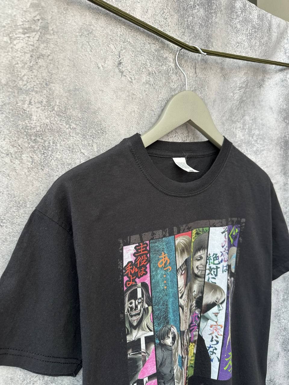 Anime JUNJI ITO ANIME T SHIRT JAPANESE HORROR MANGA ART Size US M / EU 48-50 / 2 - 4 Thumbnail