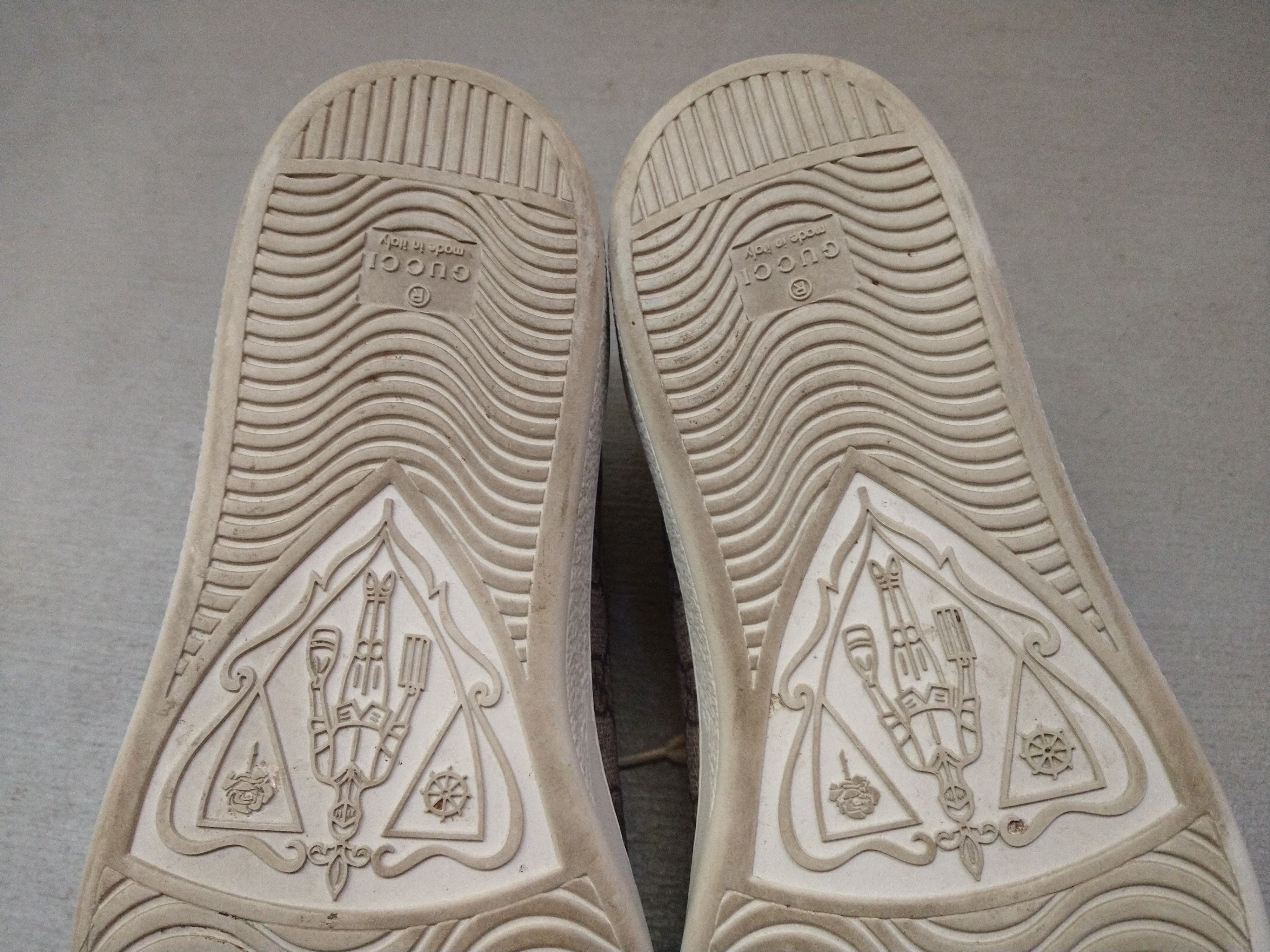 Gucci Gucci Ace Sneakers Size 10.5 Monogram Brown Green Low Size US 10.5 / EU 43-44 - 19 Thumbnail